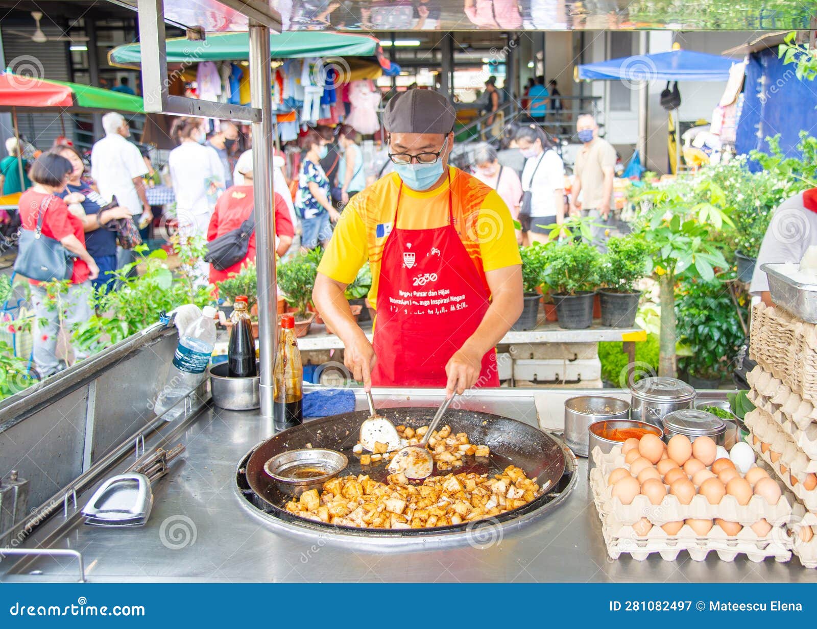 Penang Malaysia Food Market Editorial Photography - Image of fruit