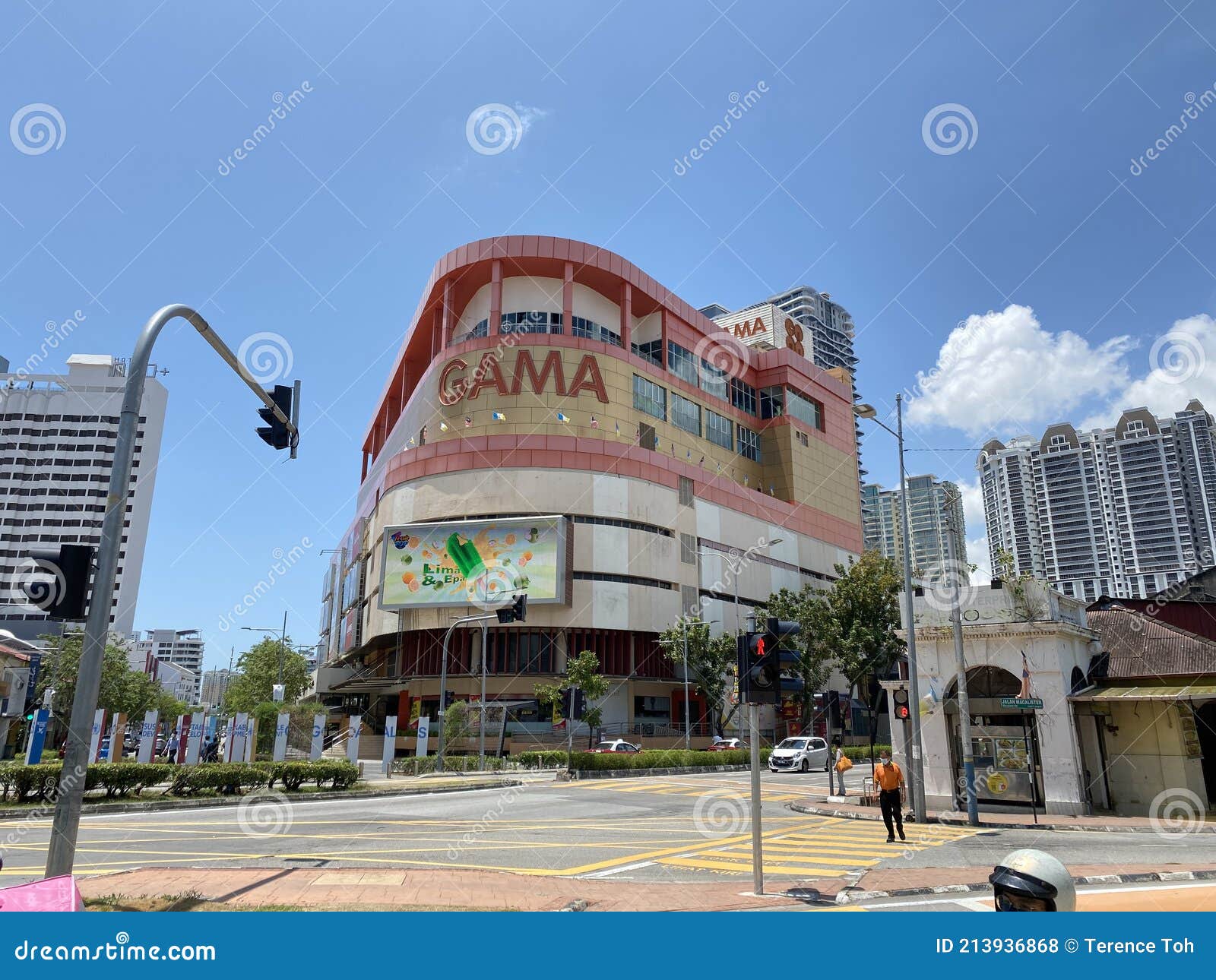 Penang, Malaysia - March 20, 2021 : External Building View of GAMA