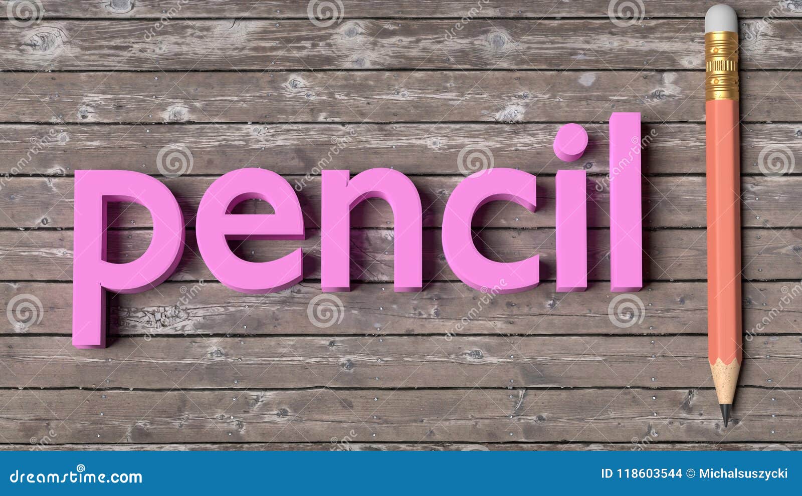Pencil on sale in english