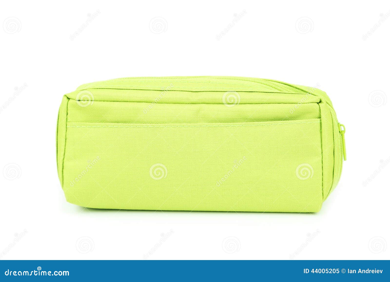 A Pencil Case Isolated on White Background Stock Image - Image of draw ...
