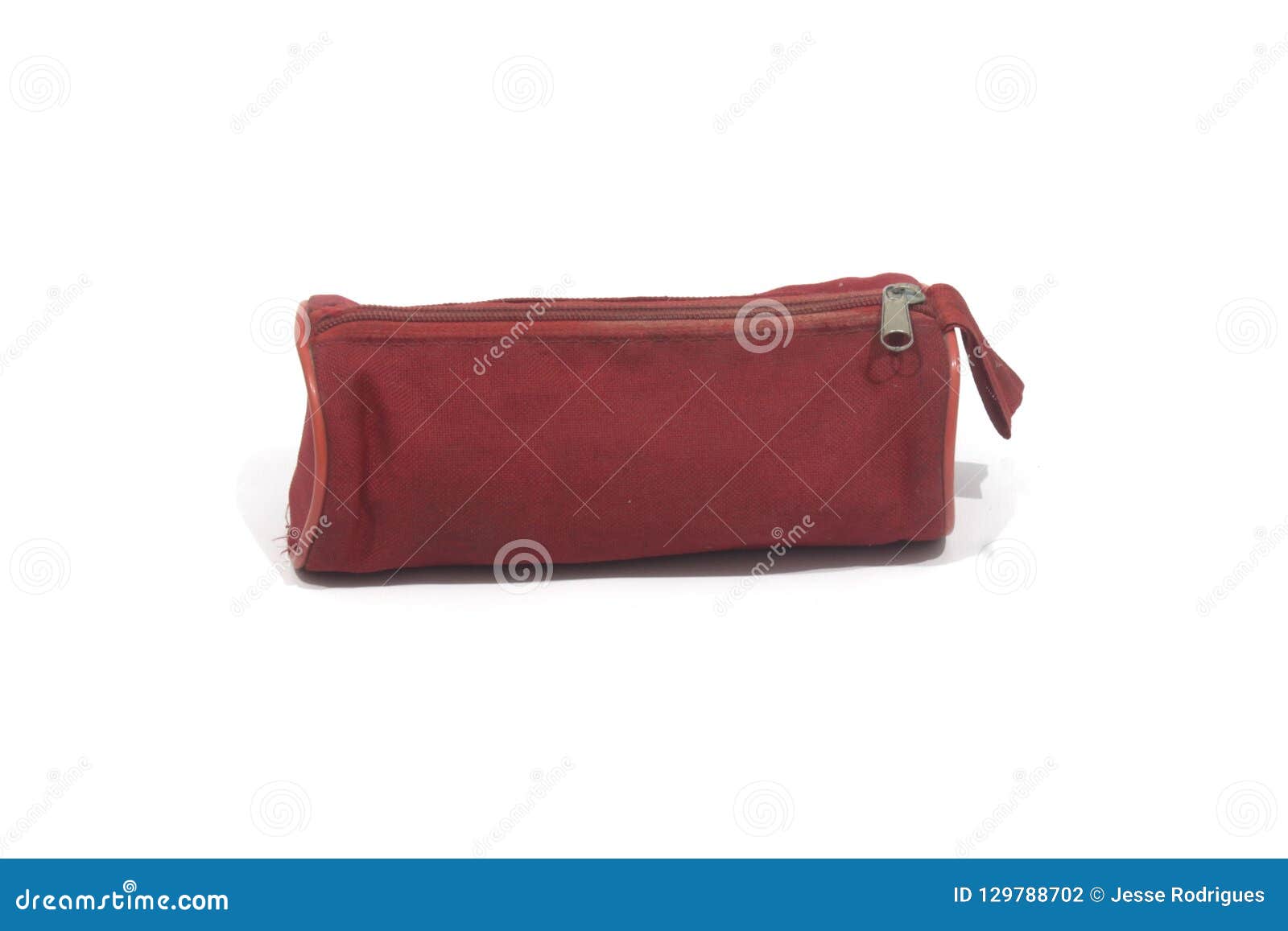 Pencil Case Isolated in White. Stock Photo - Image of torn, awesome ...