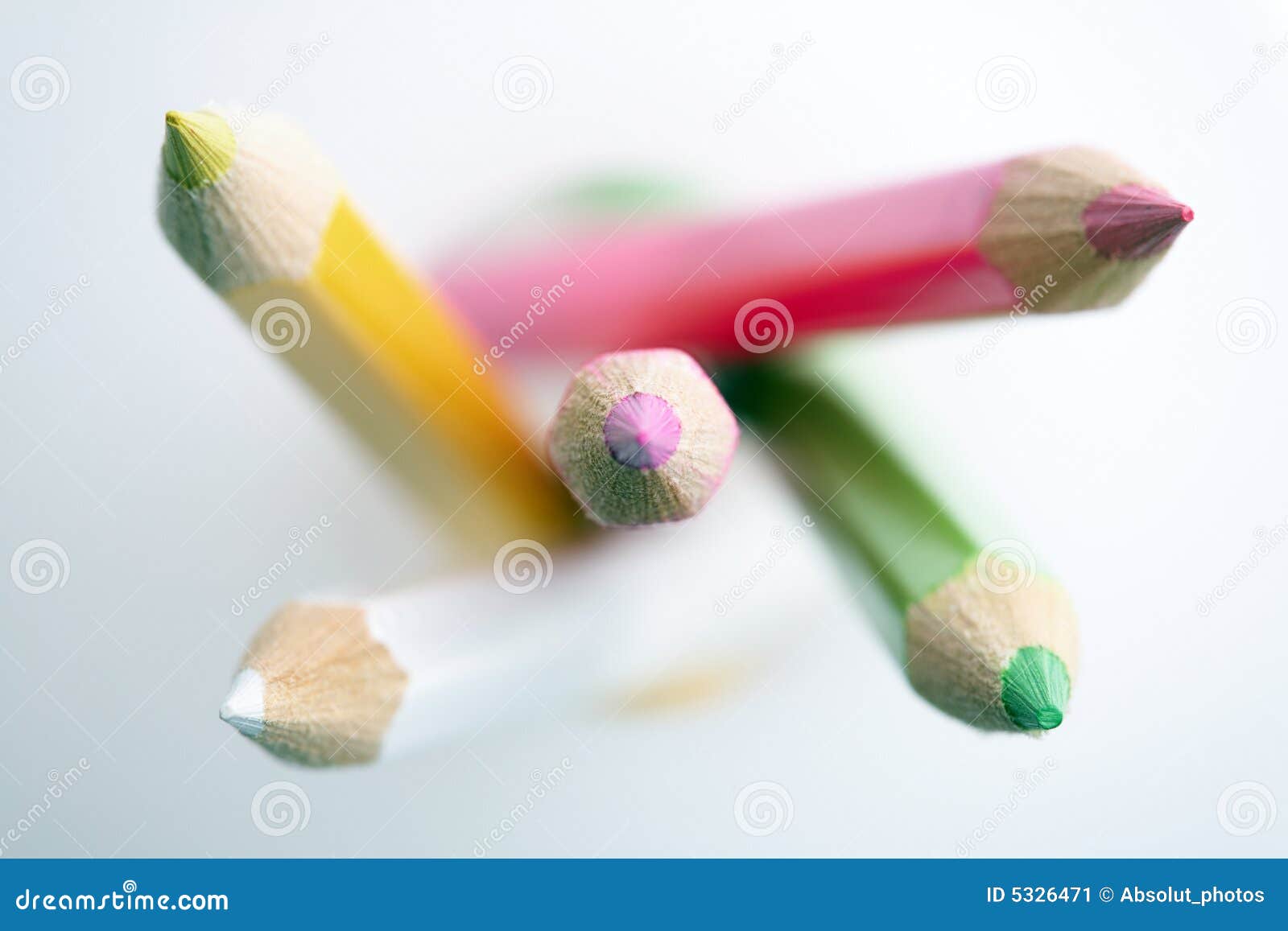 Pencil crayons stock image. Image of colored, selective 5326471