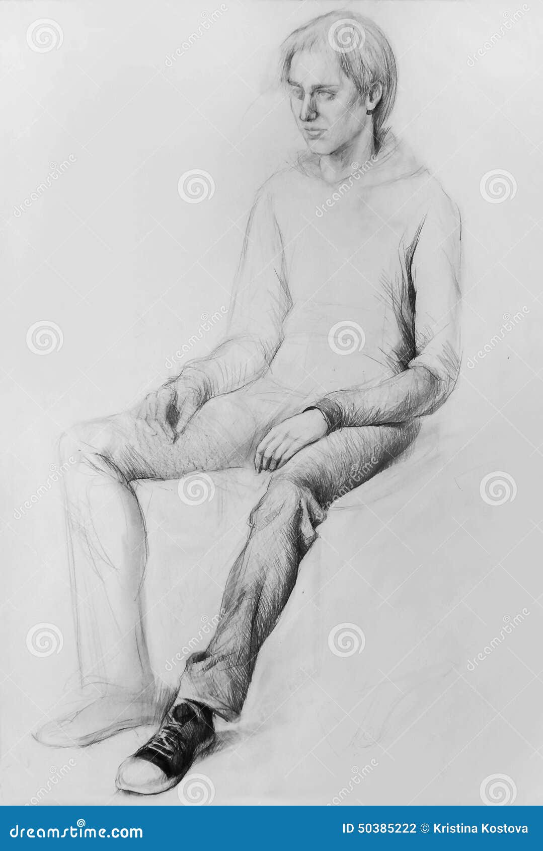 My drawing of Human W