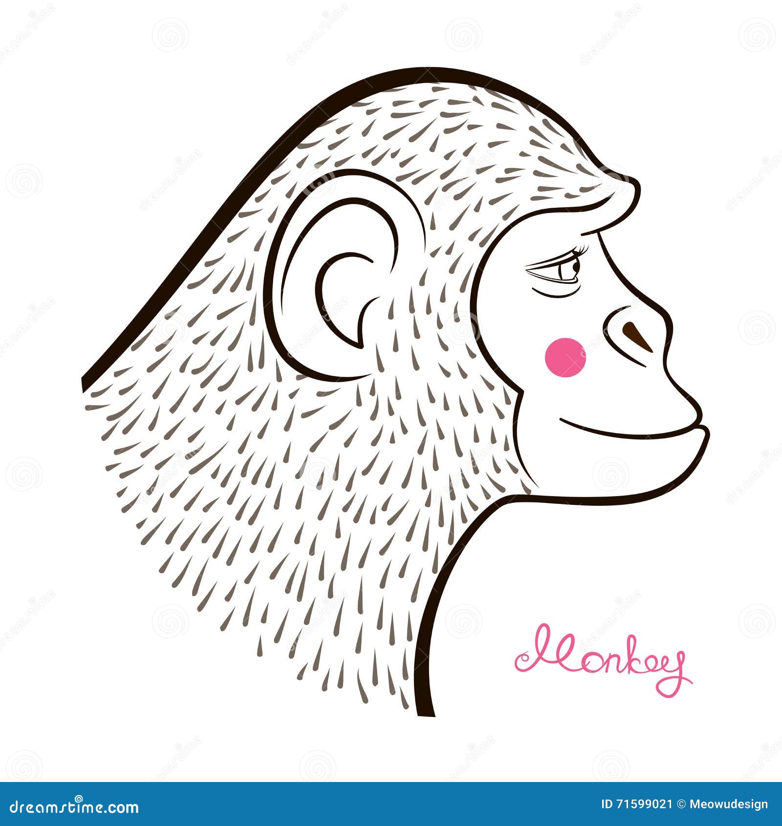 Pencil Drawing Monkey,vector Illustration Stock Vector - Illustration of head, character: 71599021 Pencil Drawing Monkey,vector Illustration Stock Vector - Illustration of head, character: 71599021