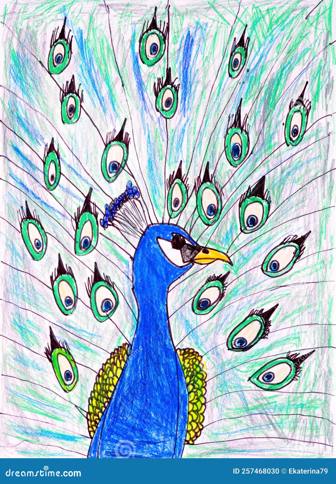Update 126+ peacock drawing photo latest