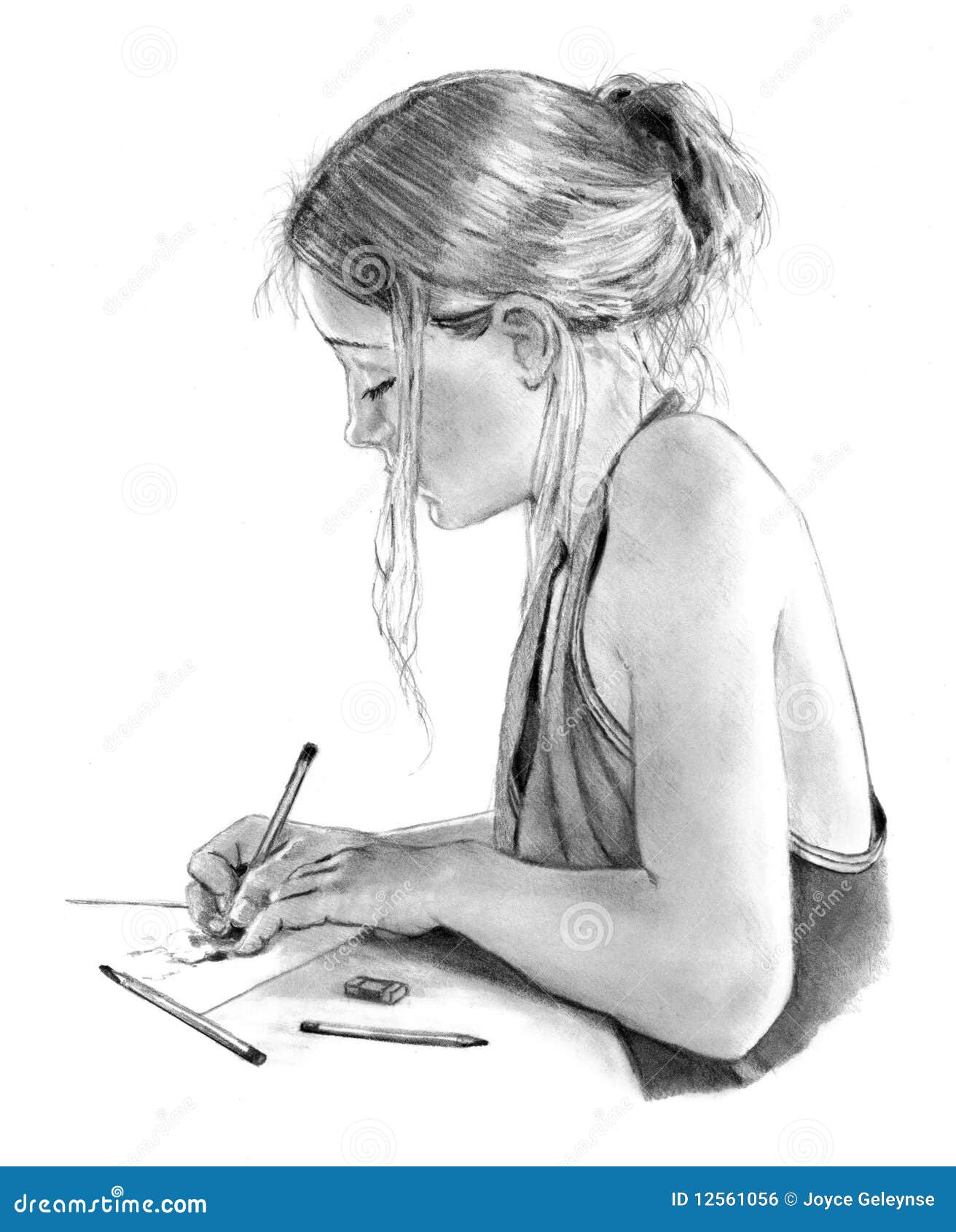 Painting | Girl drawing pictures, How to draw hair, Pencil drawings of girls-anthinhphatland.vn