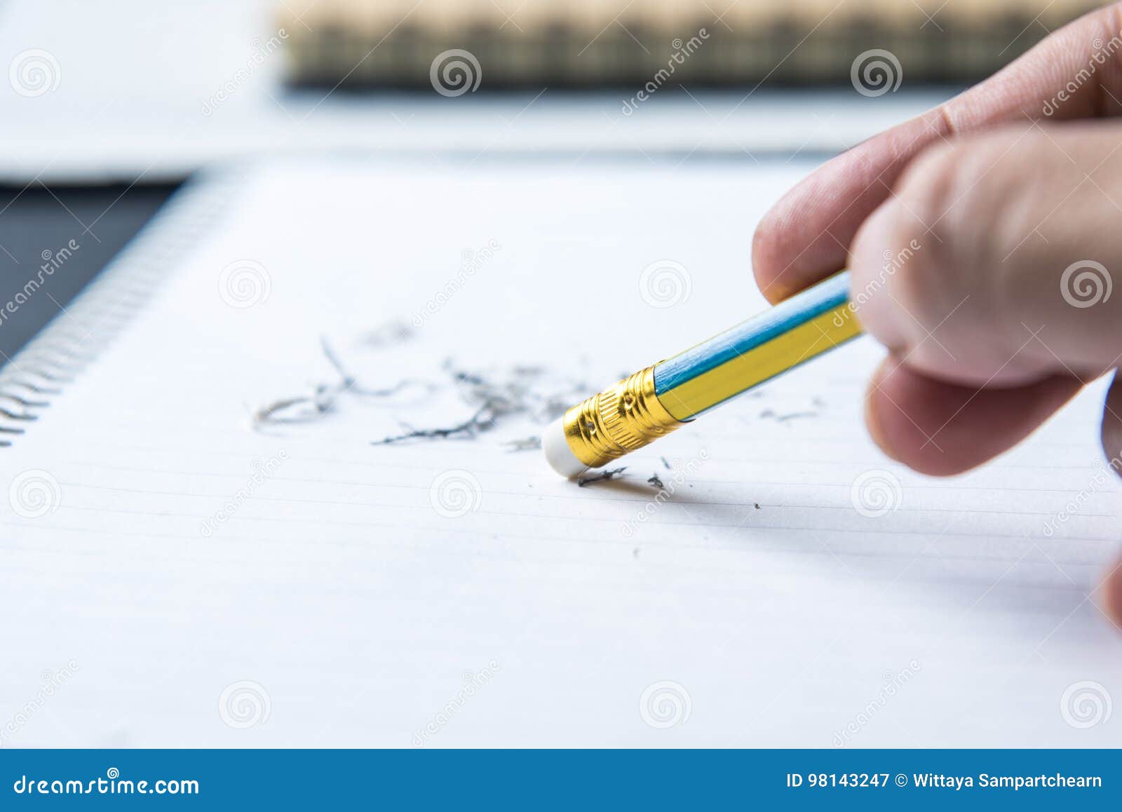 Pencil eraser stock image. Image of editing, drawing 98143247