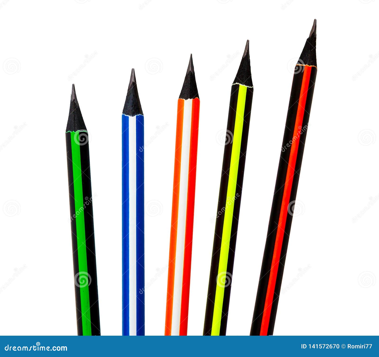 Pencil Isolated on White Background Stock Photo Image of education