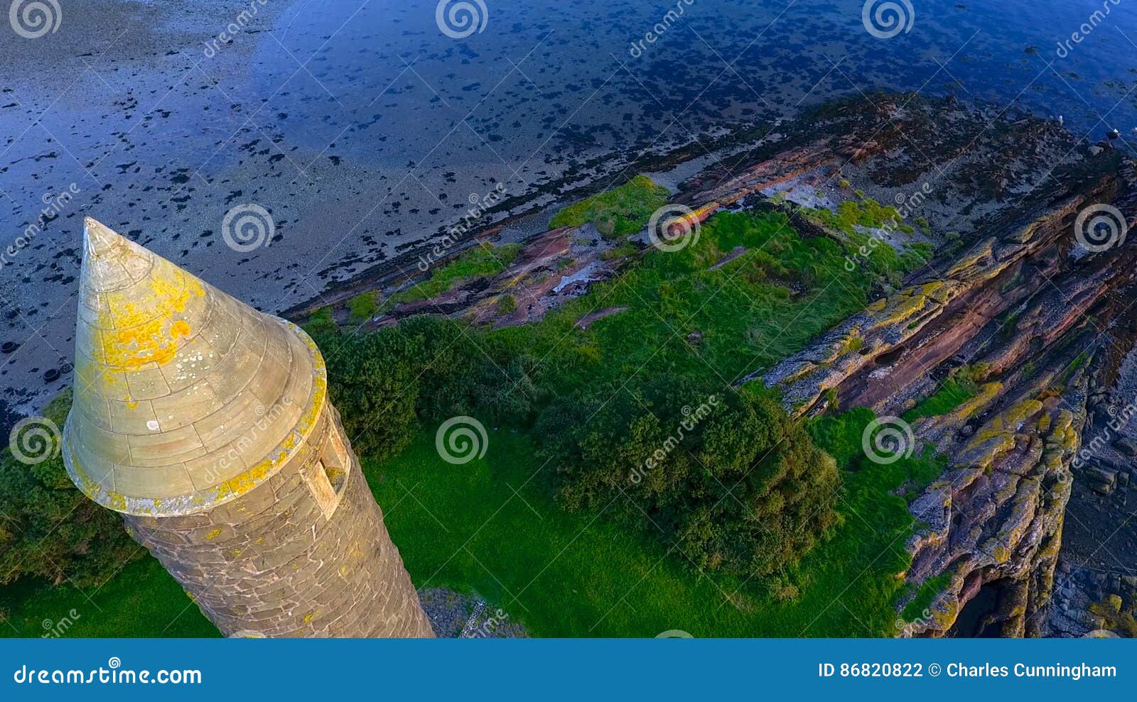 The Pencil, Largs, Scotland Stock Photo Image of largs, rocks 86820822