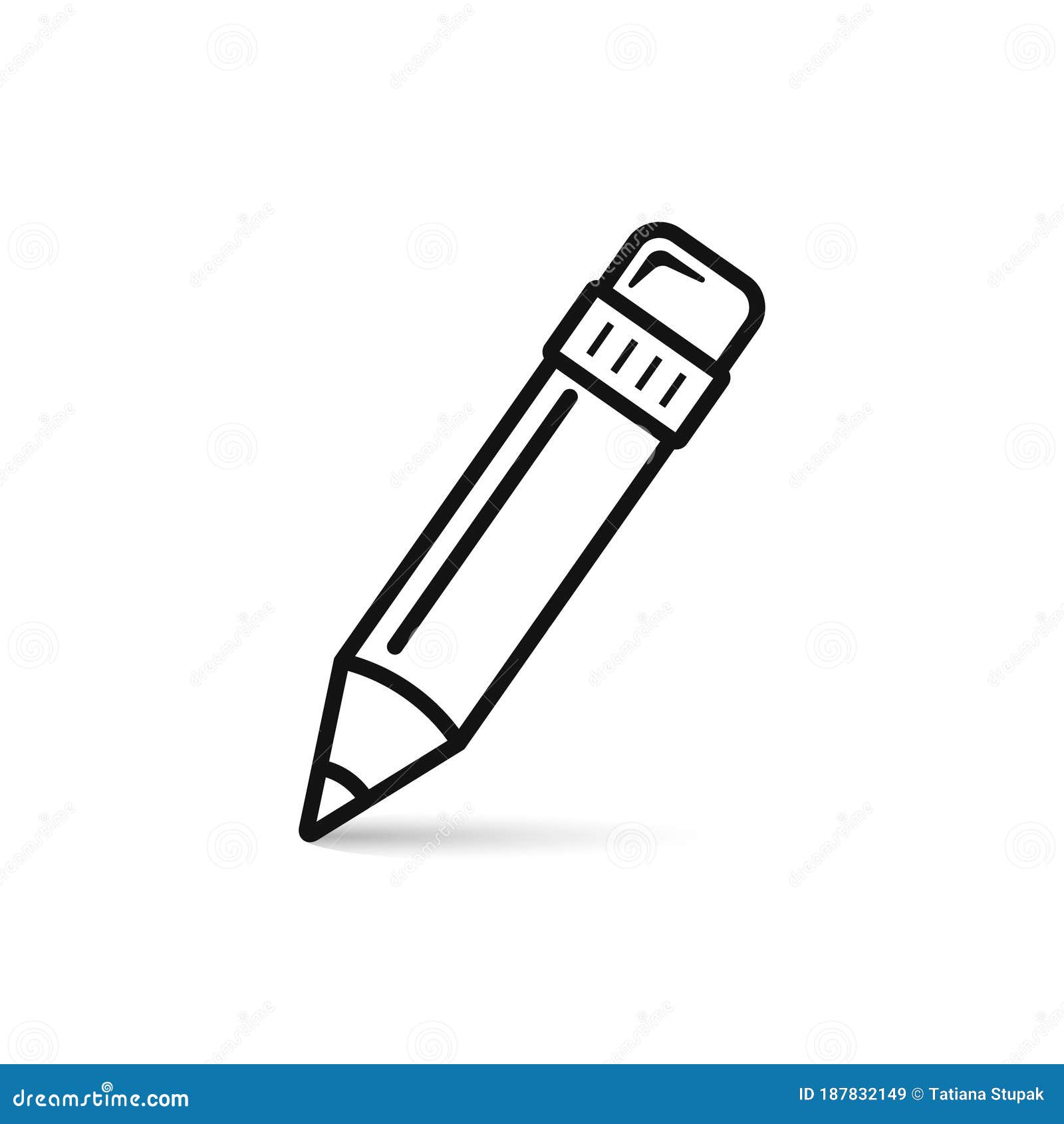 Pencil Outline Stock Illustrations – 131,620 Pencil Outline Stock  Illustrations, Vectors & Clipart - Dreamstime