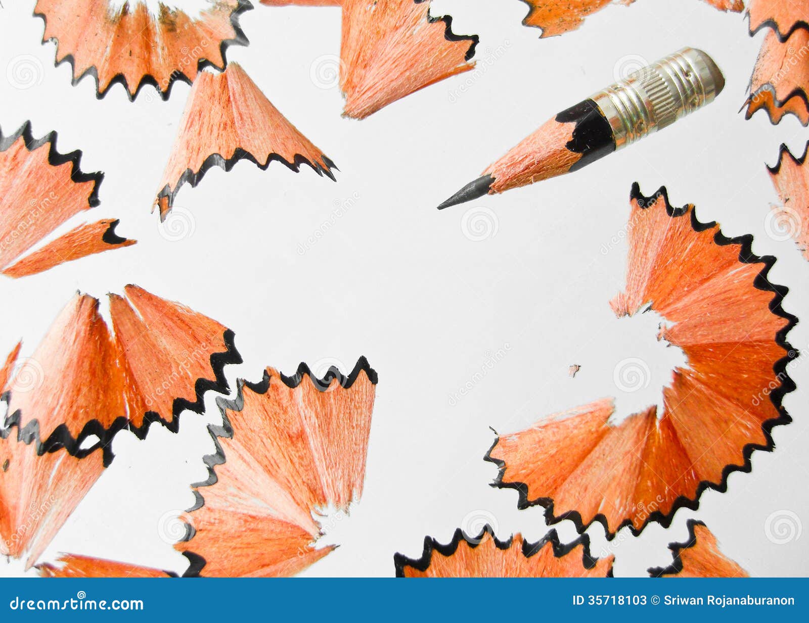 Pencil shaving stock image. Image of curled, equipment 35718103