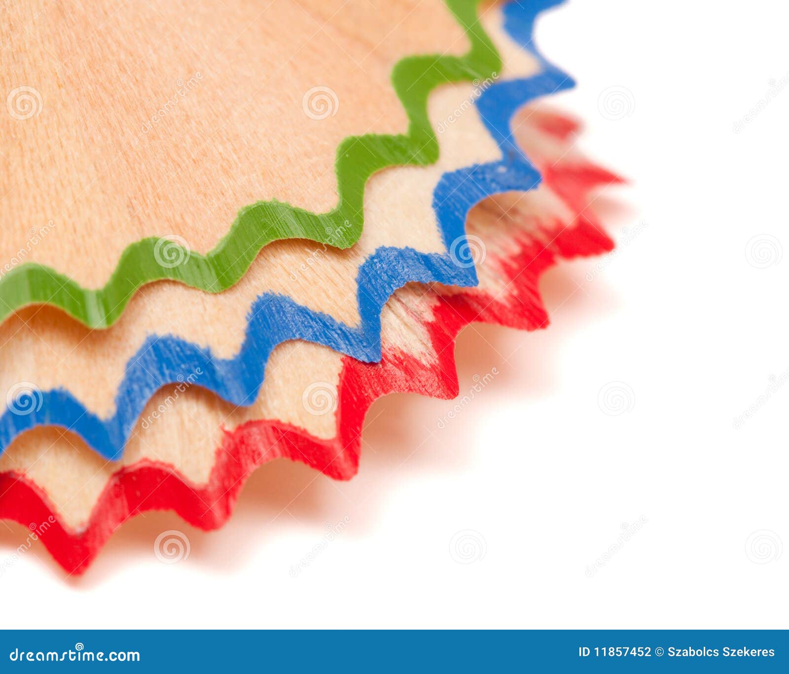 Pencil shavings stock photo. Image of shaves, blue, object 11857452