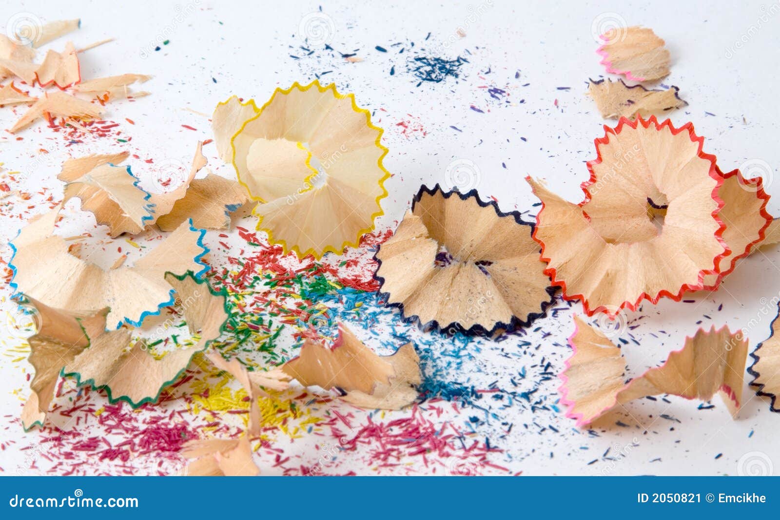 Pencil shavings stock image. Image of creativity, pink 2050821