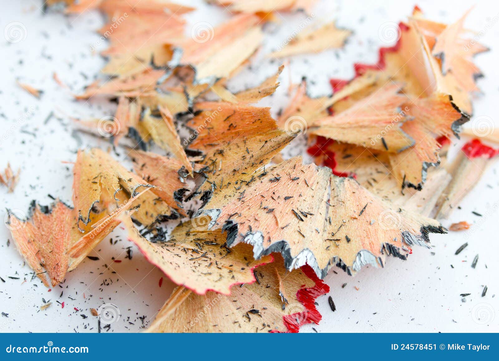 Pencil Shavings stock image. Image of shave, arts, pile 24578451