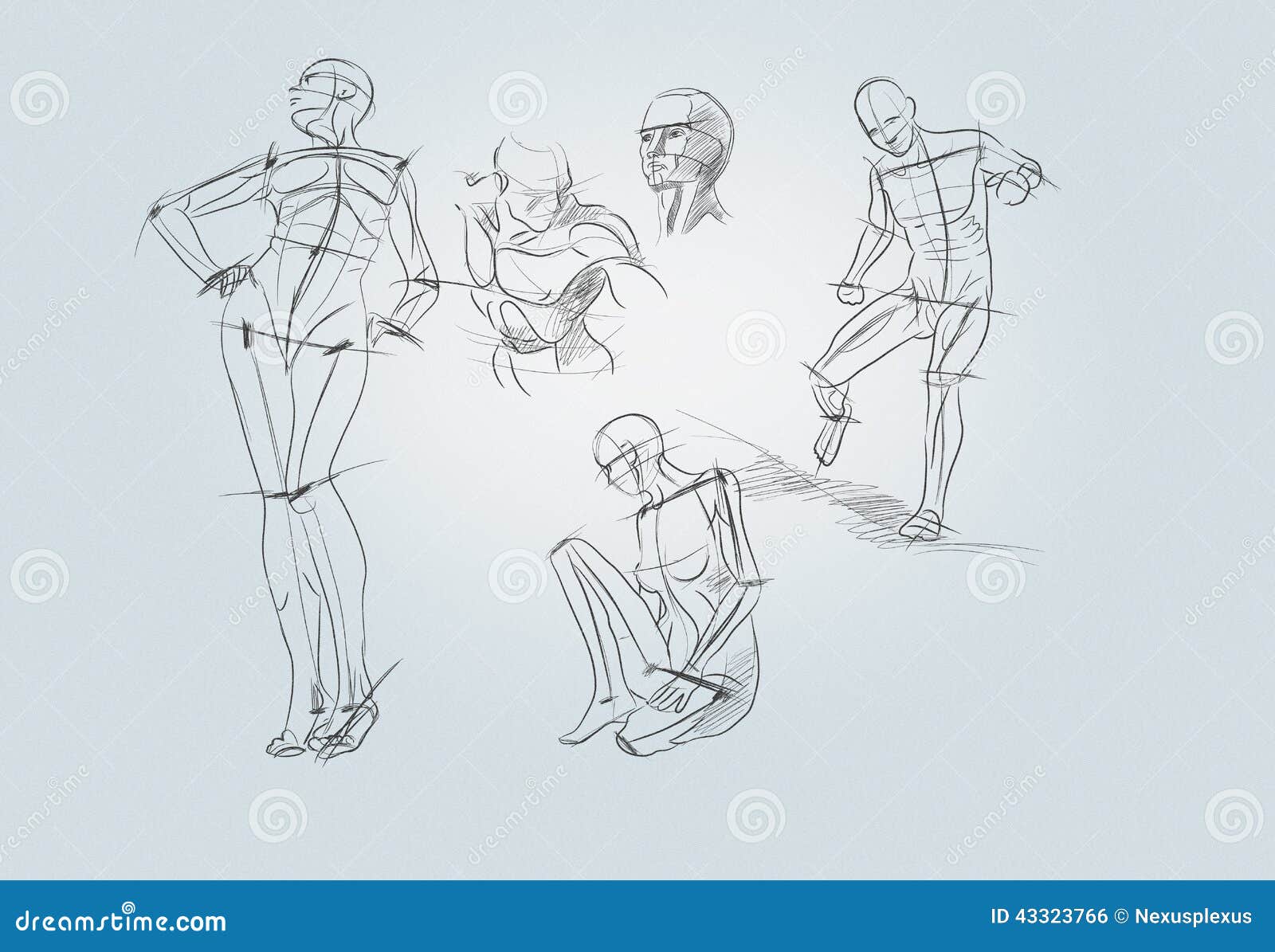 Human Figure Drawing Behind Stock Photos - Free & Royalty-Free Stock Photos  from Dreamstime