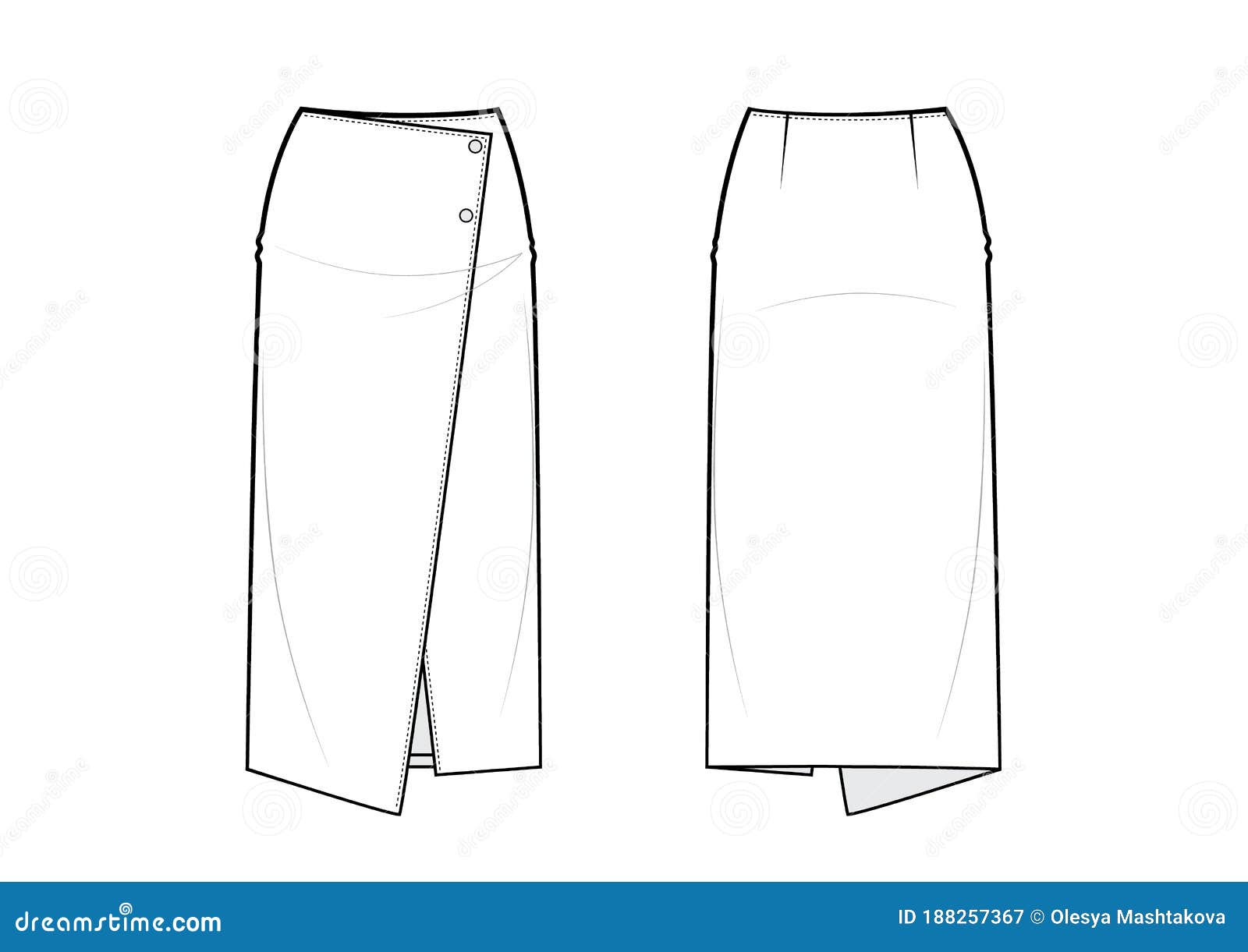 Discover more than 80 straight skirt sketch super hot - seven.edu.vn
