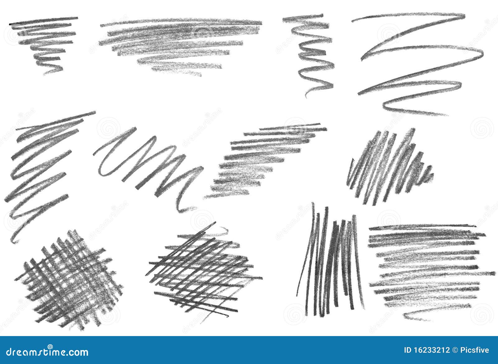 pencil strokes