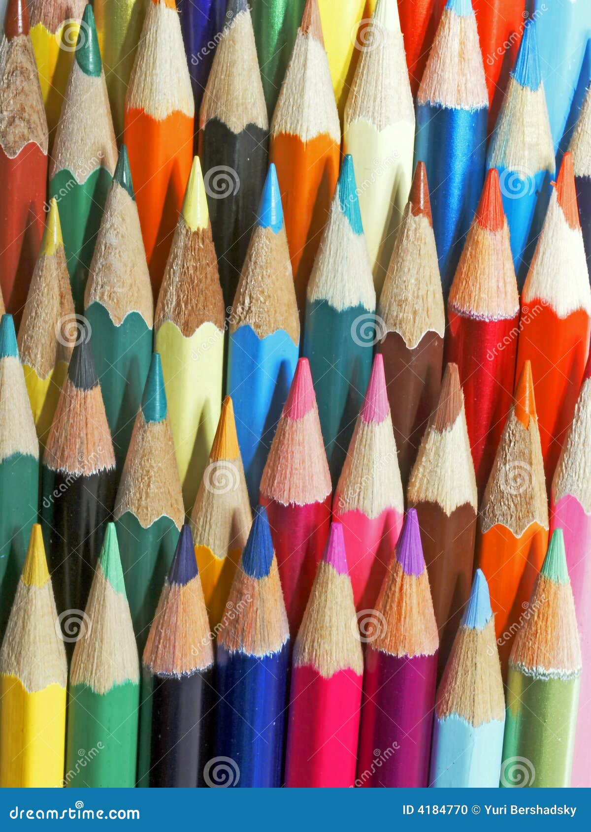 Colorful Rainbow Pencils On A White Background, Close Up Stock Photo,  Picture and Royalty Free Image. Image 32161530.