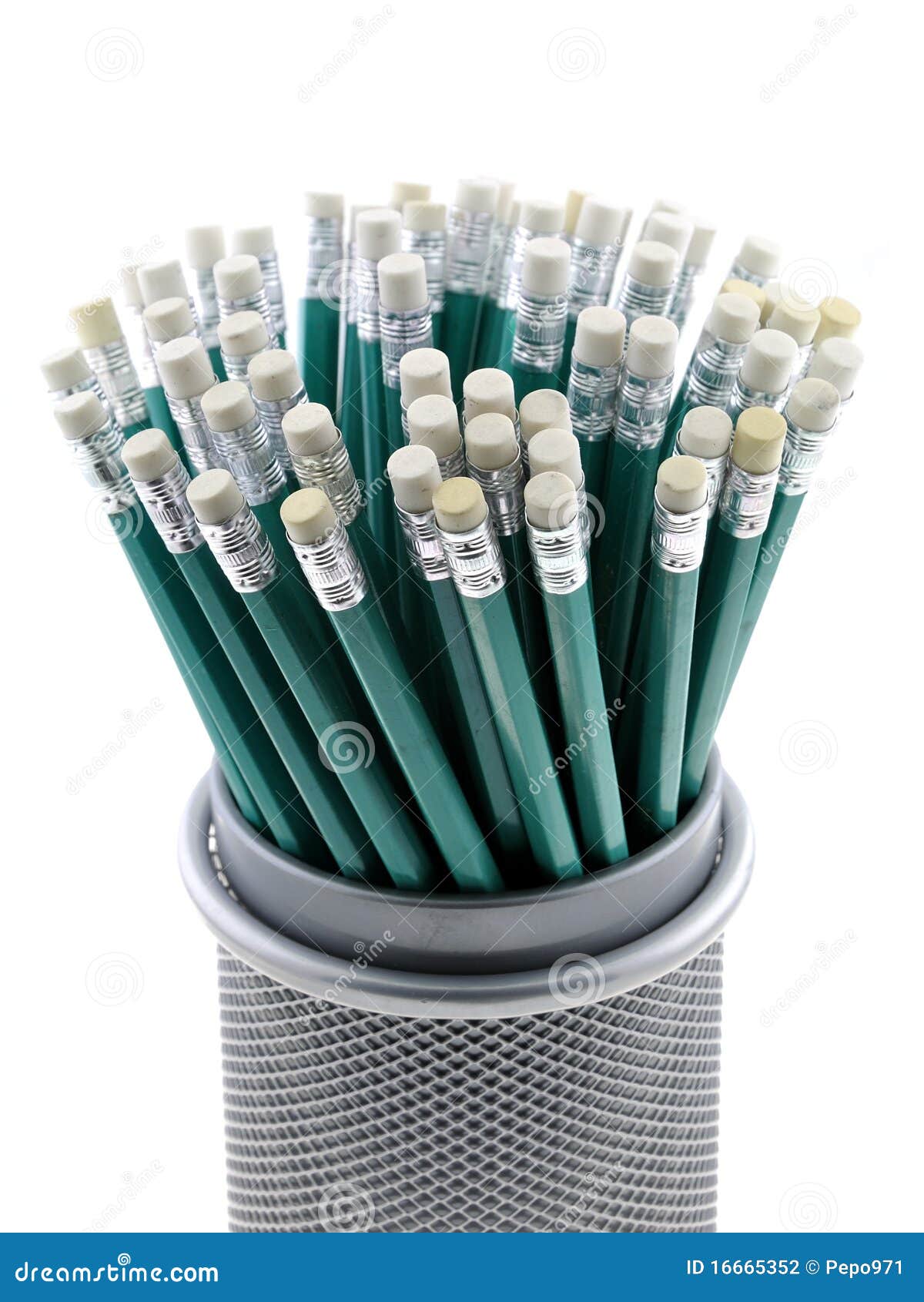 Pencils in basket stock photo. Image of pencilss, text 16665352