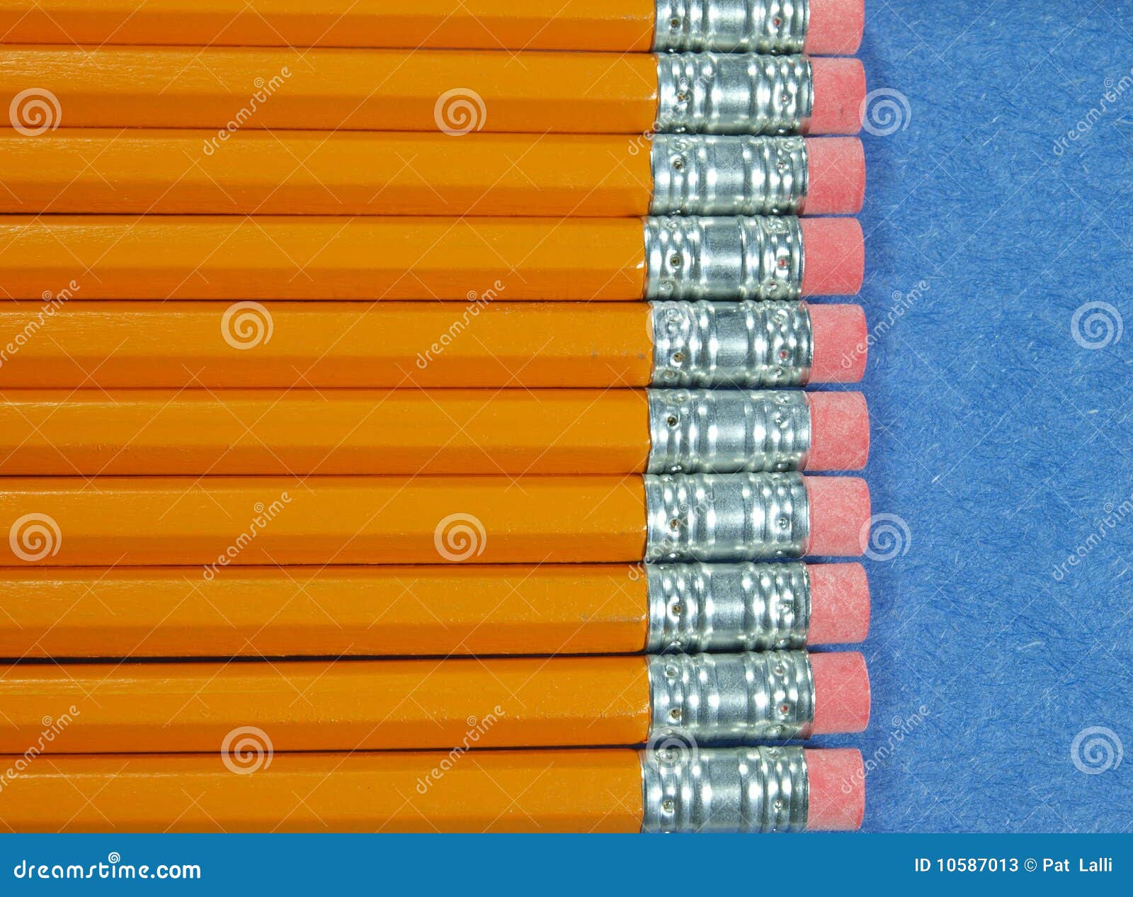 Pencils Laying In A Straight Line Stock Image Image of order, draw