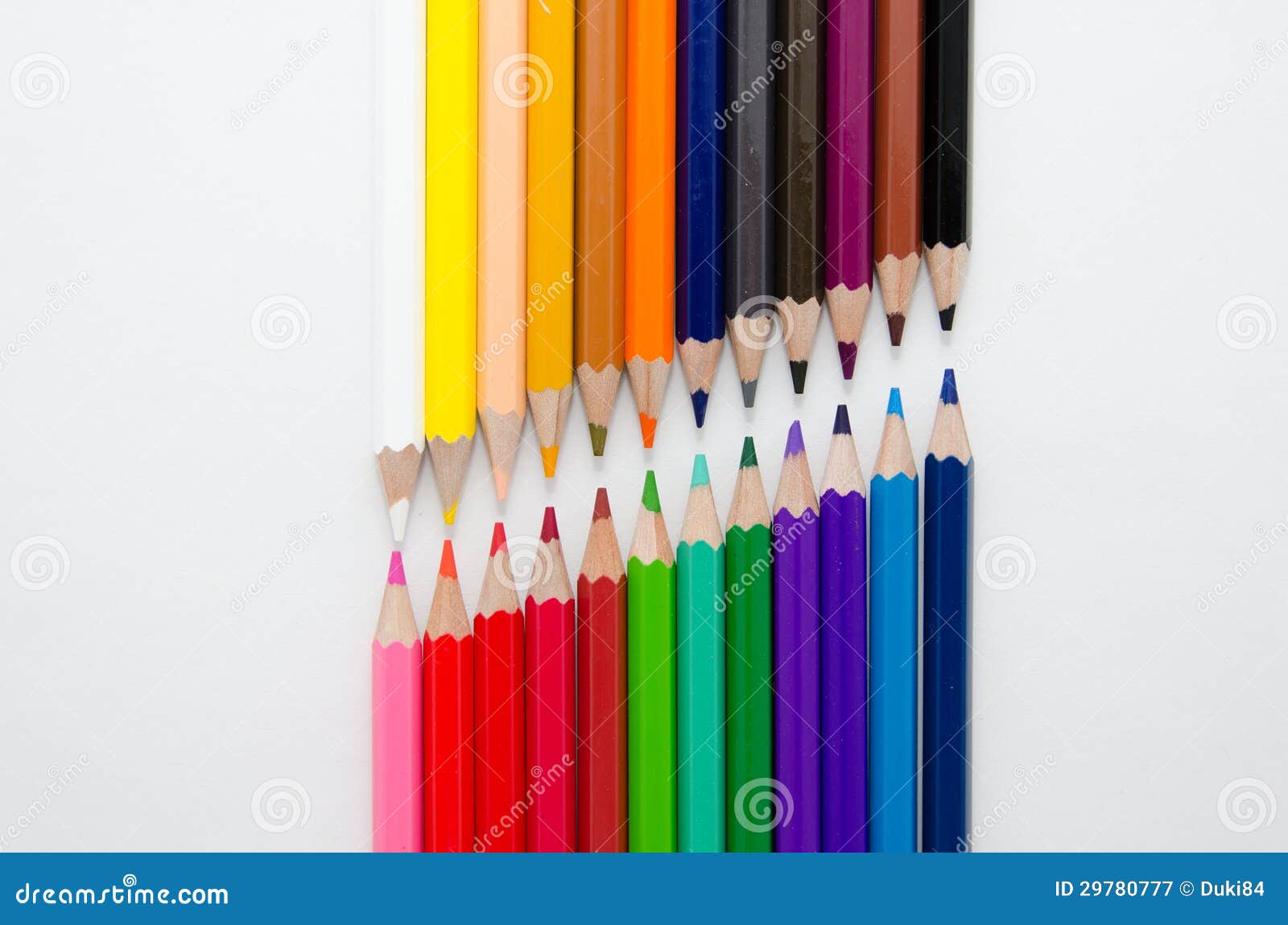 Pencil lined up stock image. Image of green, black, pencil 29780777