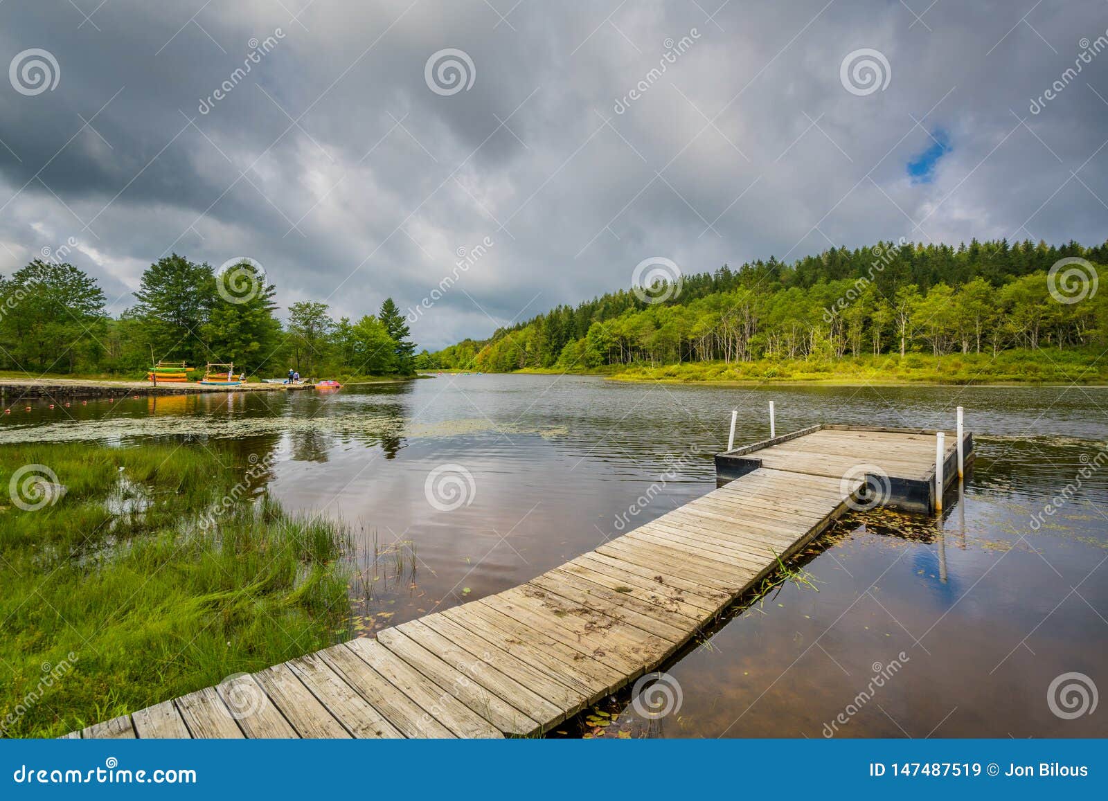 Pendleton Lake, at Blackwater Falls State Park, West Virginia Stock Image Image of blackwater