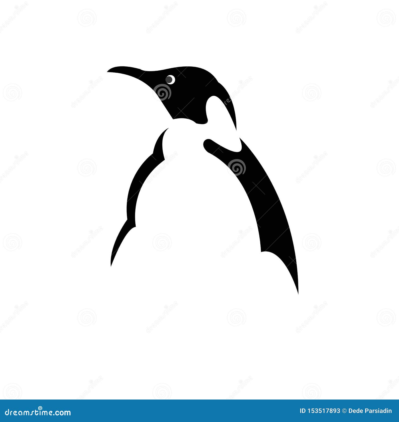 Penguin stock vector. Illustration of togetherness, wild - 153517893