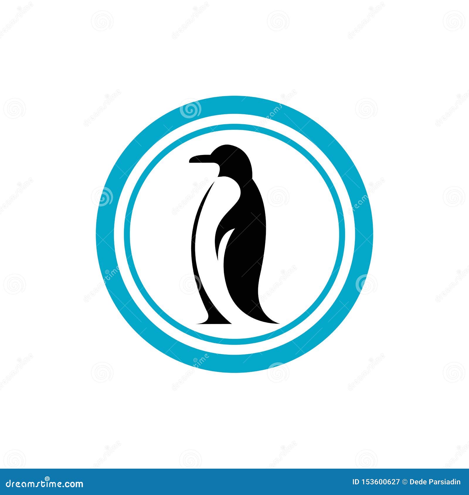 Penguin stock vector. Illustration of penguin, iceberg - 153600627