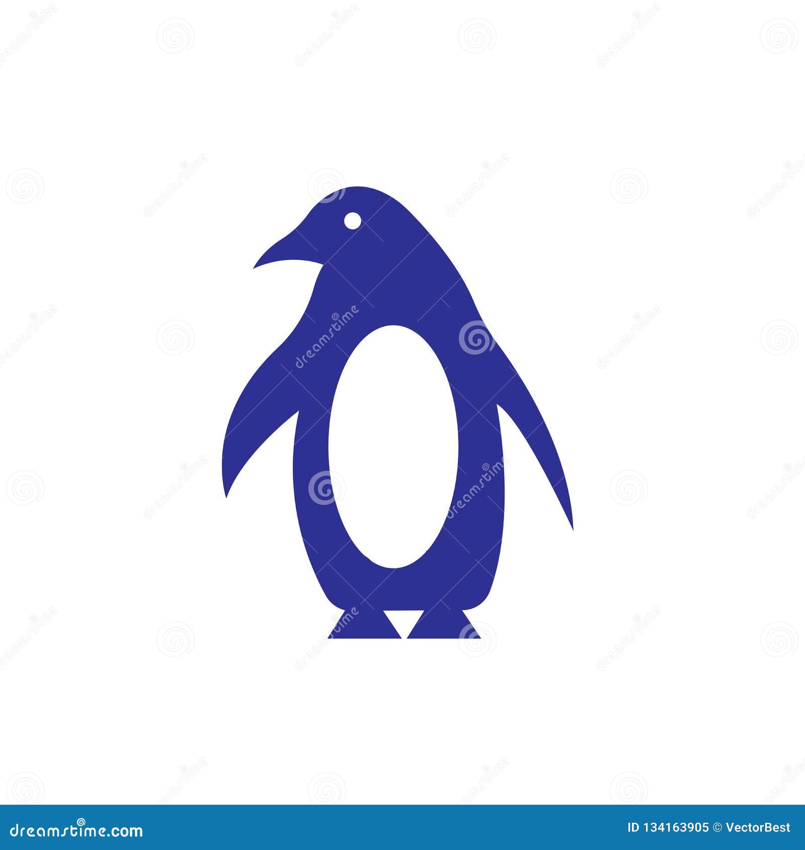 Penguin Icon Vector Sign and Symbol Isolated on White Background Stock ...