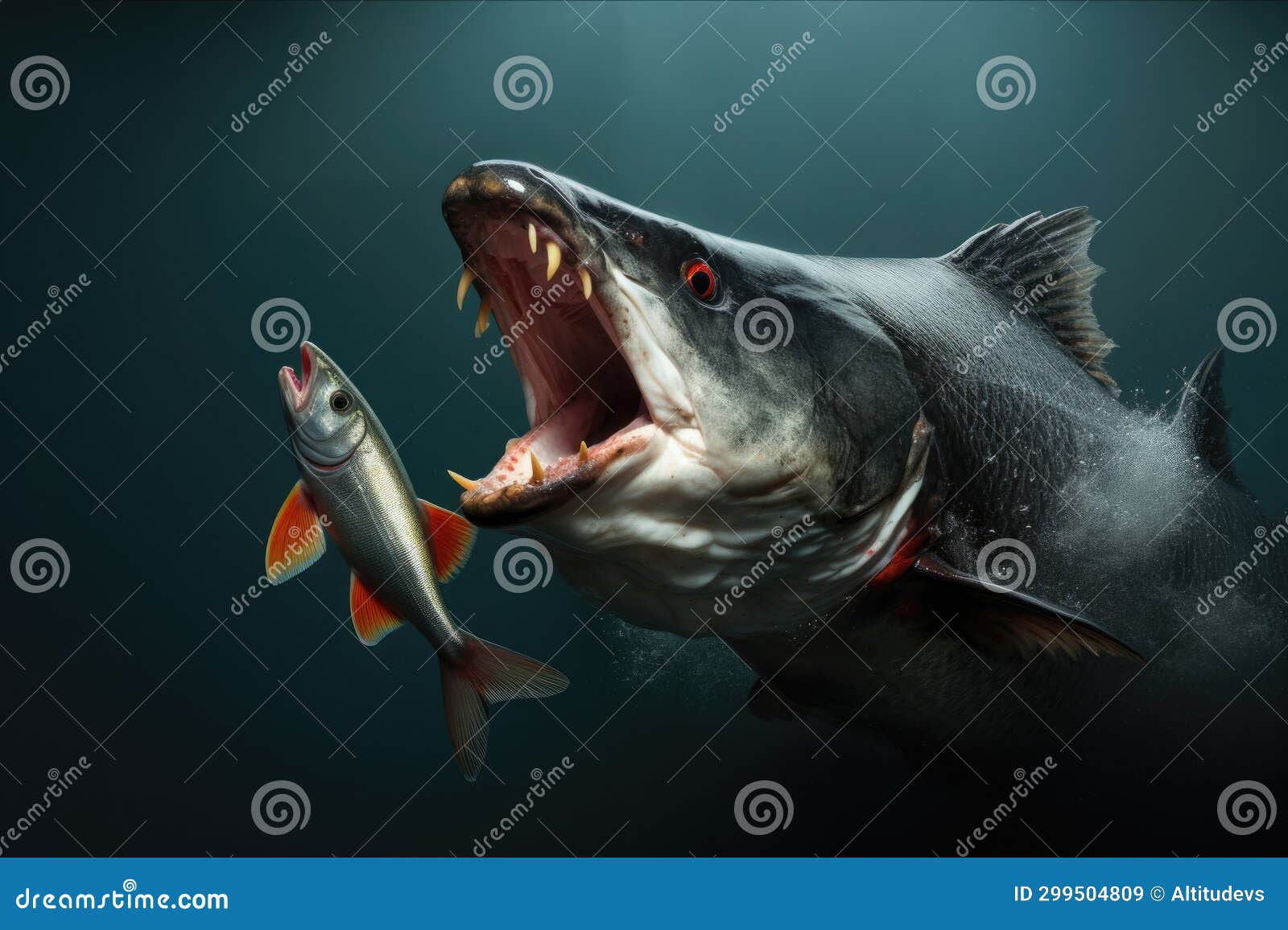 A Penguin Sliding on Ice, Fish Held in Its Mouth Stock Image - Image of