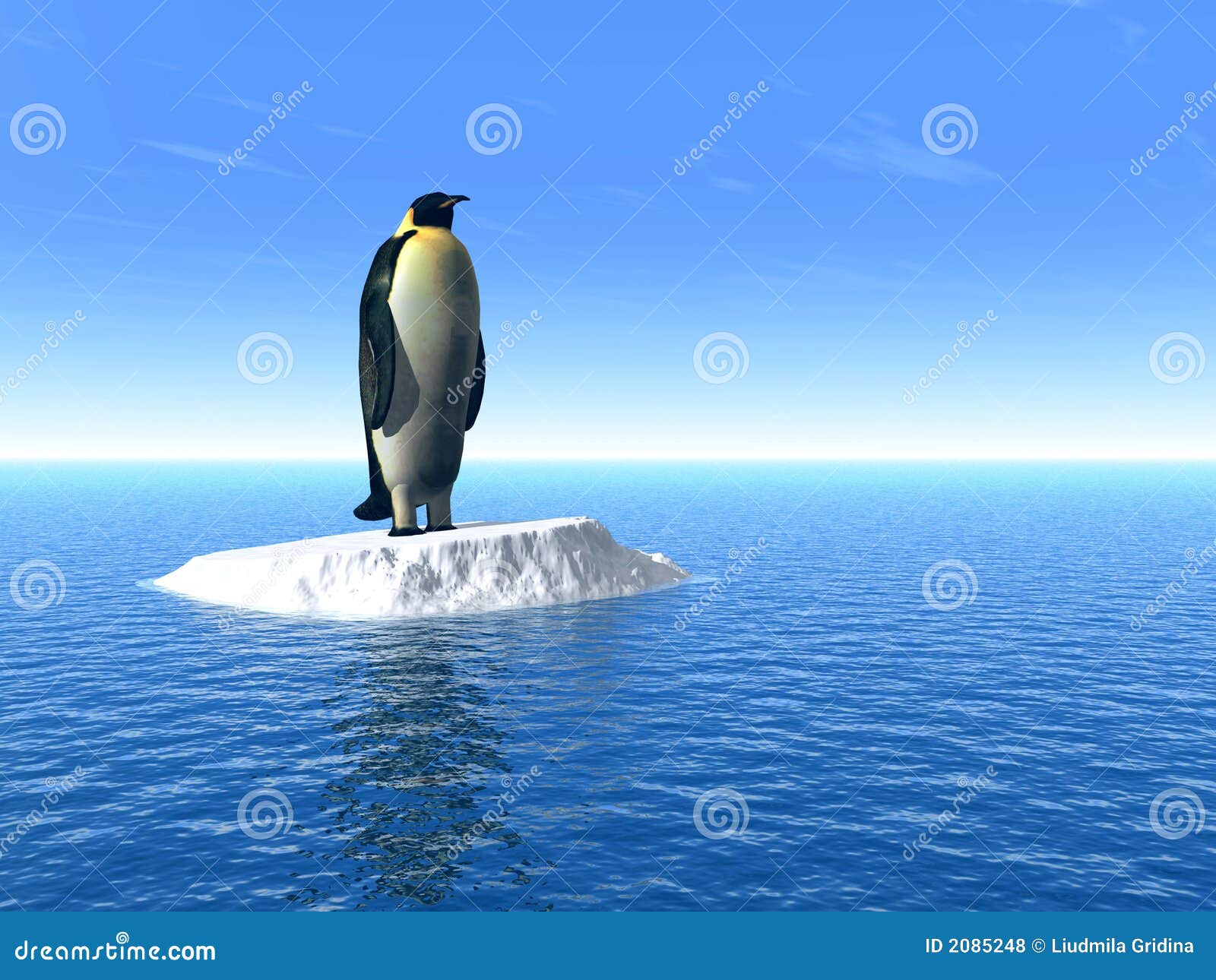 Penguine_L stock illustration. Illustration of cold, colourful - 2085248