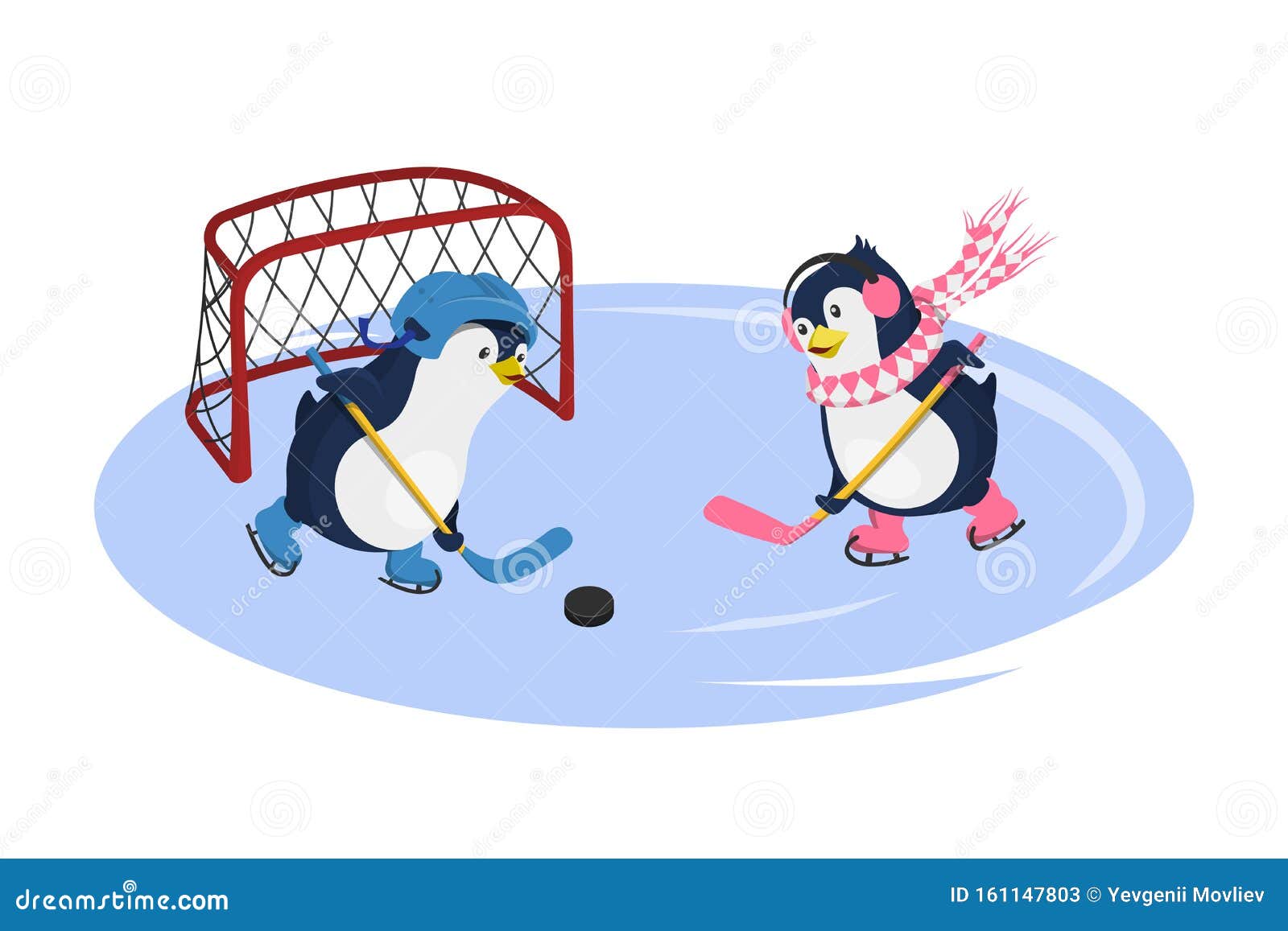 penguin ice skating game