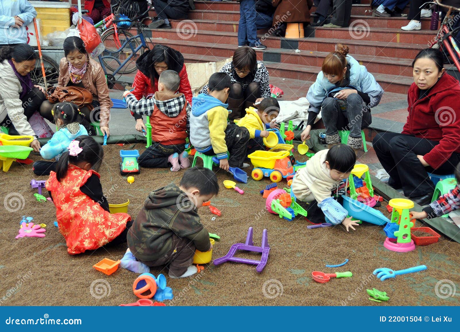 Pengzhou, China Children at Play Editorial Stock Image Image of