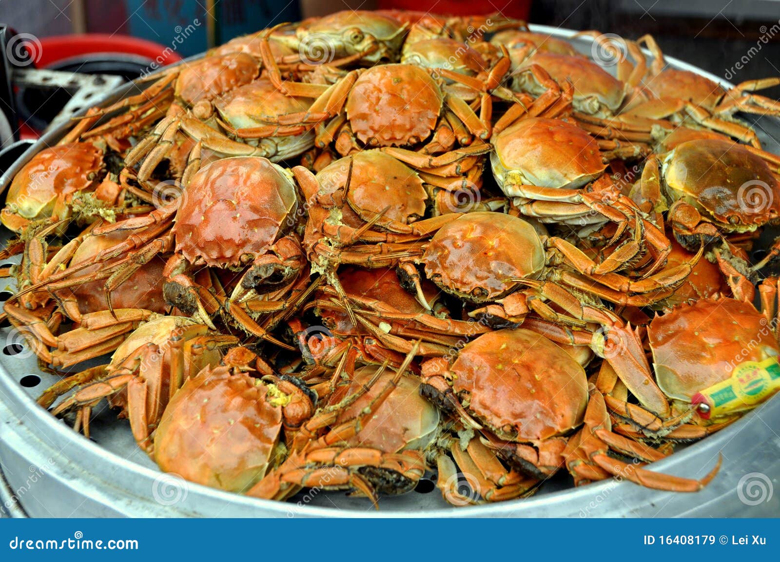 Pengzhou, China Steamed Crabs Stock Image Image of china, food 16408179