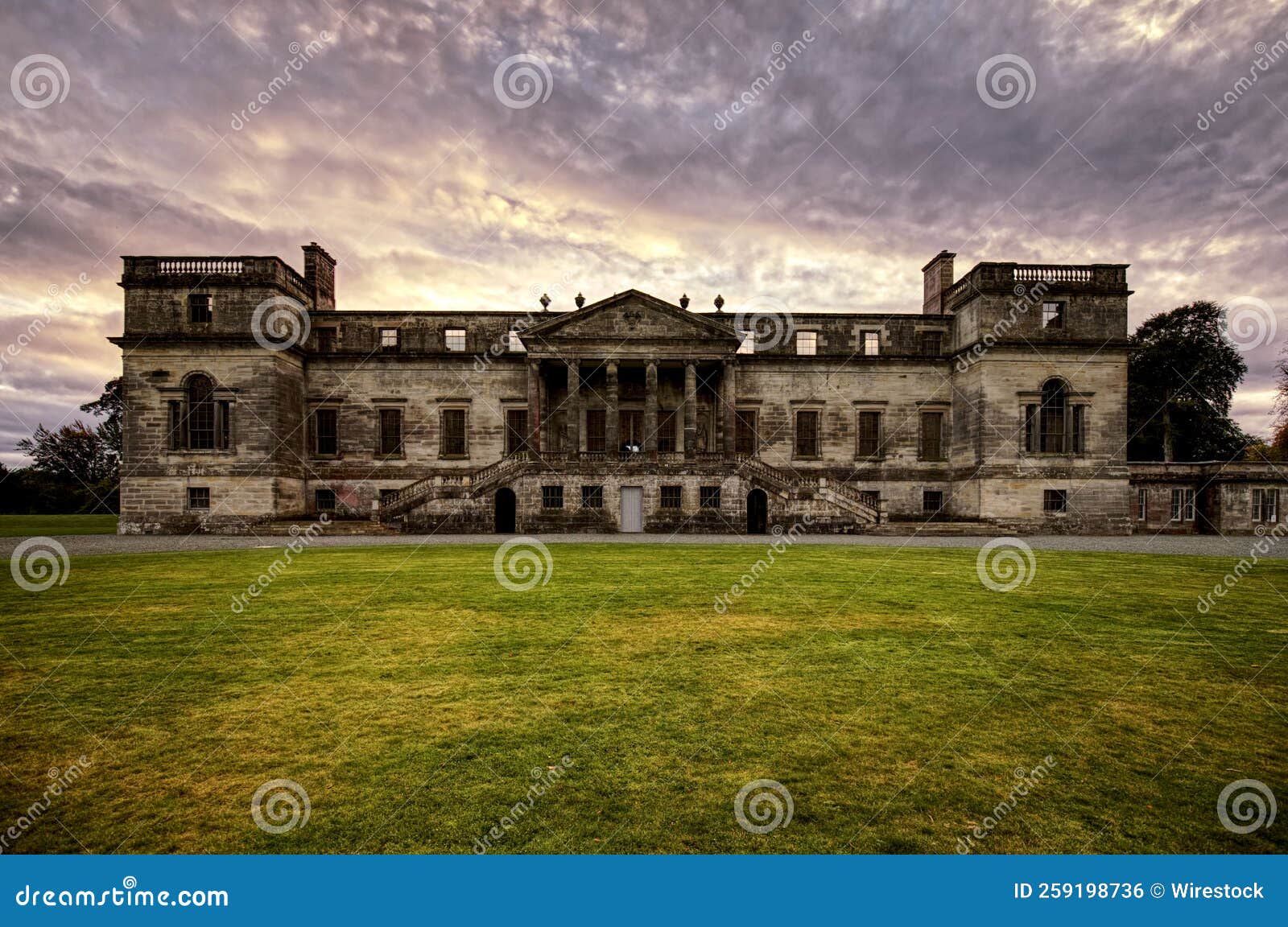 Penicuik House, South of Edinburgh, UK Editorial Photo Image of hill