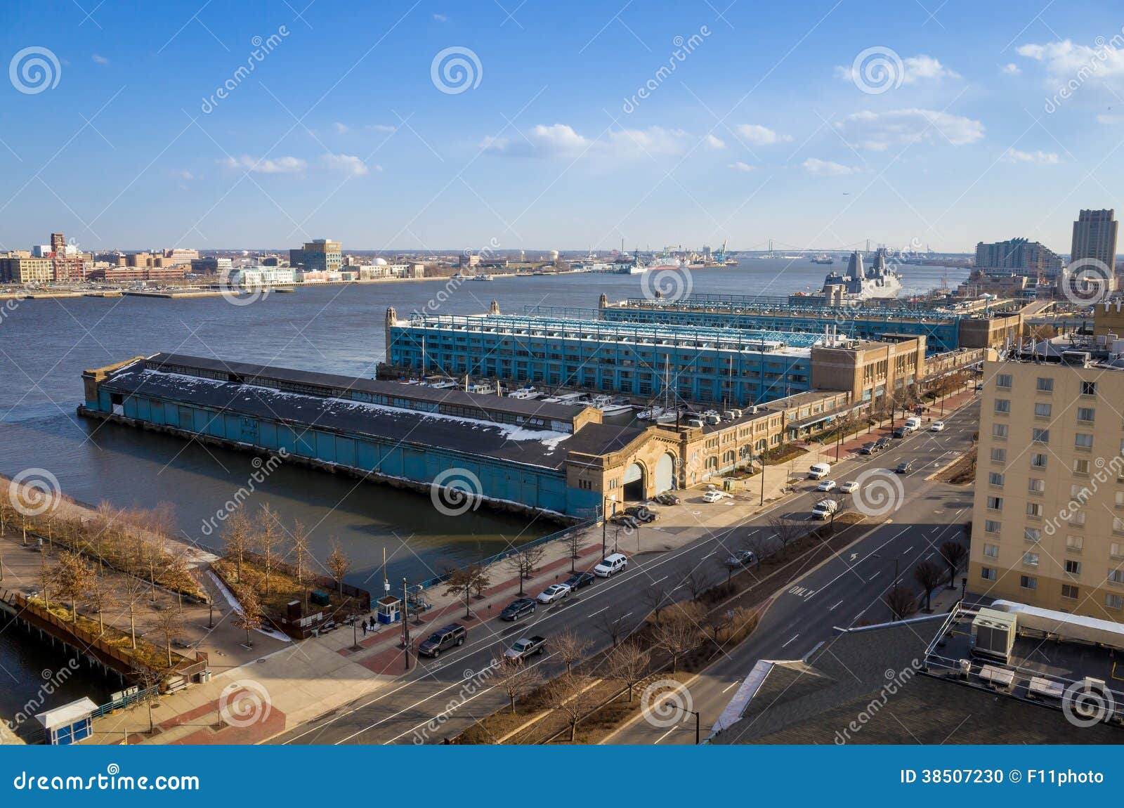 Penn Landing in Philadelphia Stock Photo Image of marina, military