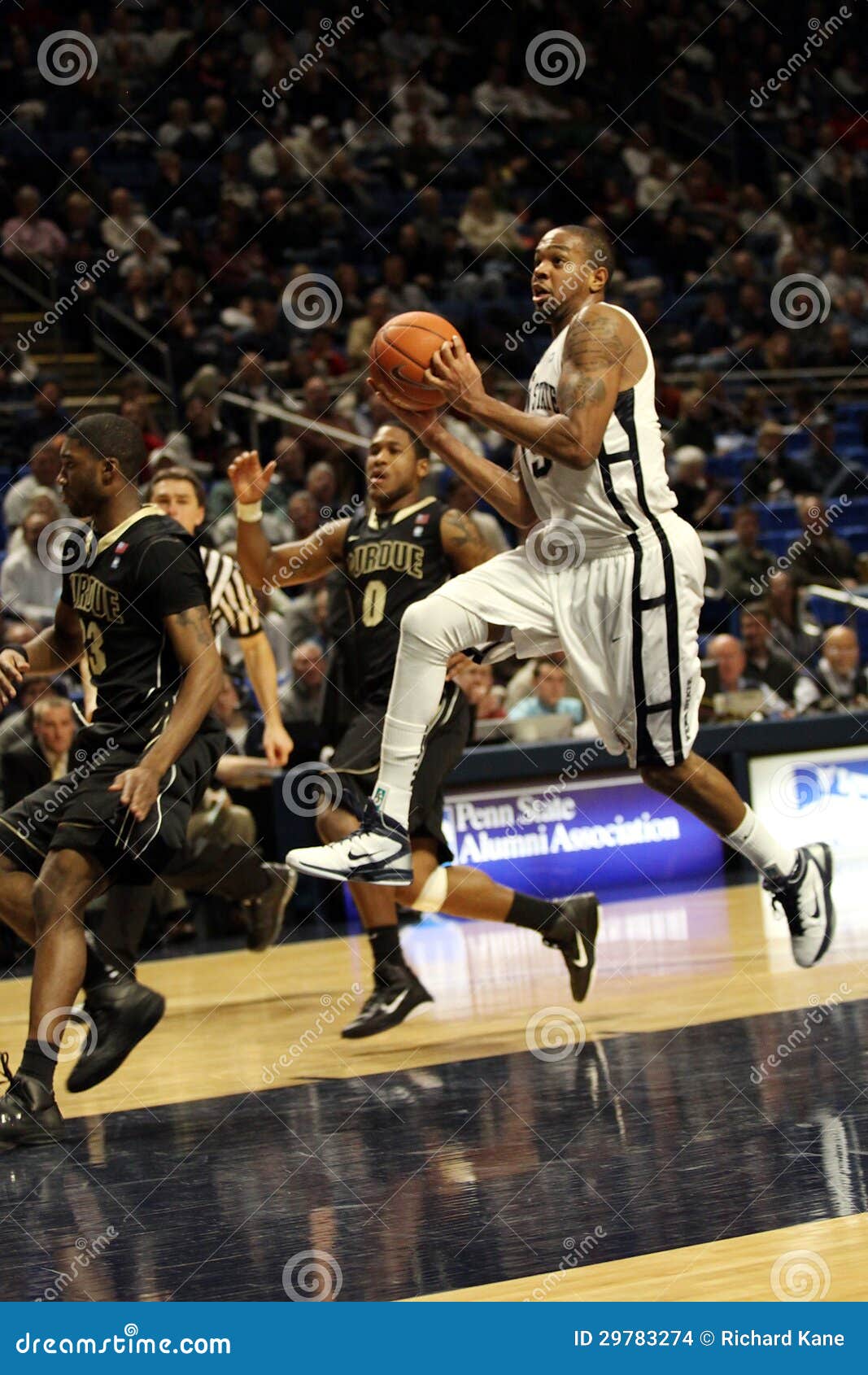 Penn State S D.J. Jackson Goes Up for a Layup Editorial Stock Image