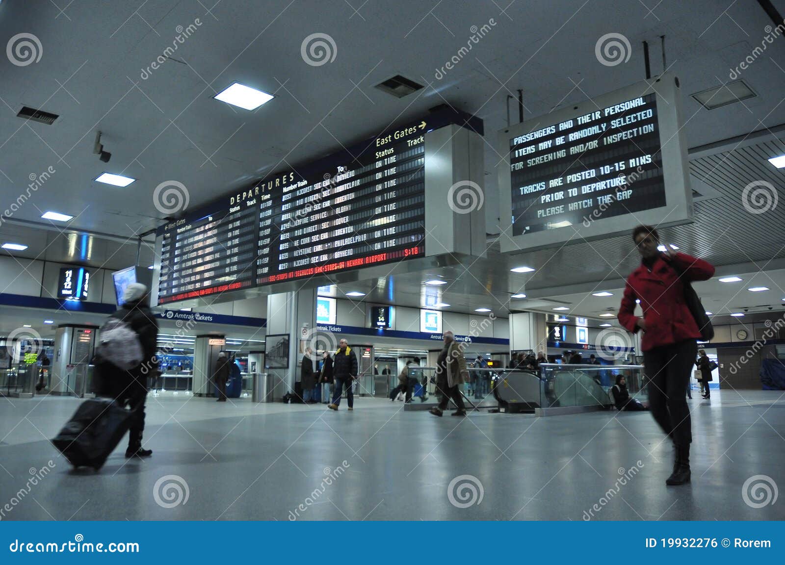 Penn Station New York City Subway Station NYC Underground MTA Metro