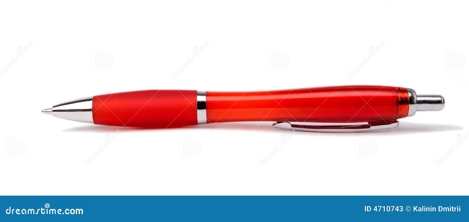 Penna rossa immagine stock. Immagine di commercio, lettera - 4710743