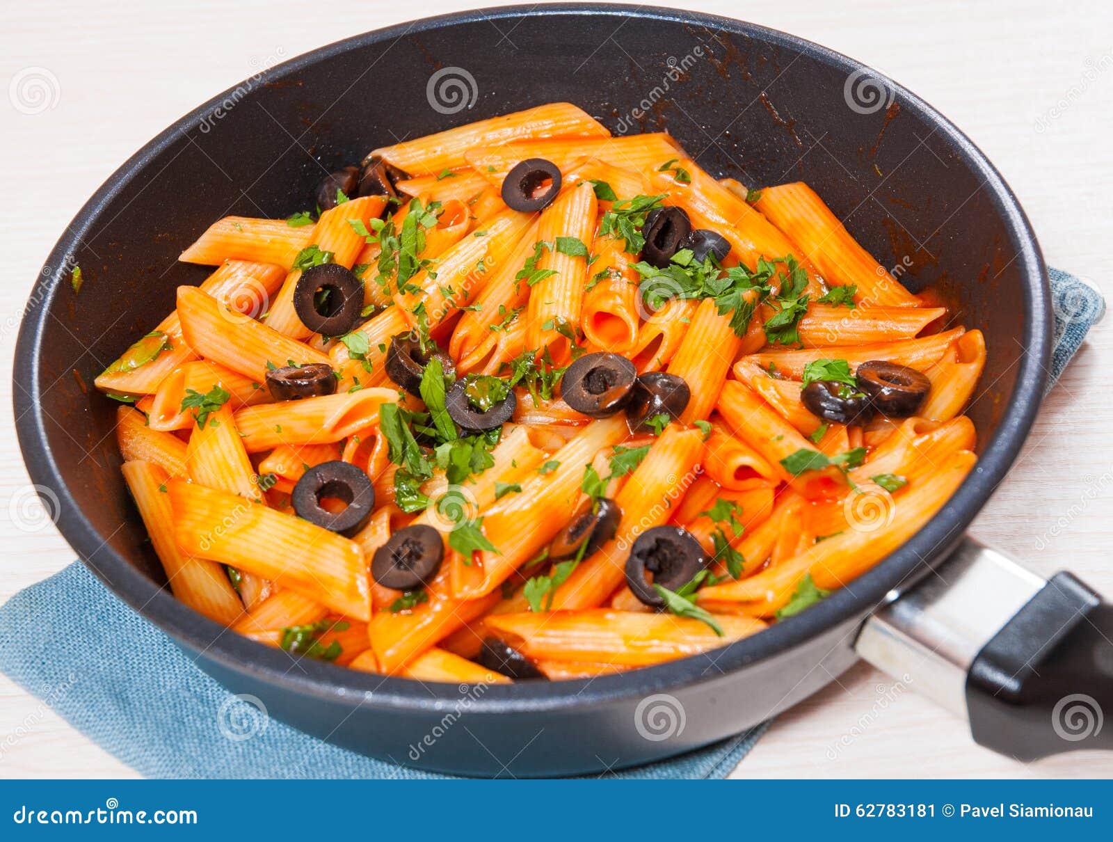 Penne Pasta with Tomato Sauce Stock Image Image of lunch, kitchen 62783181