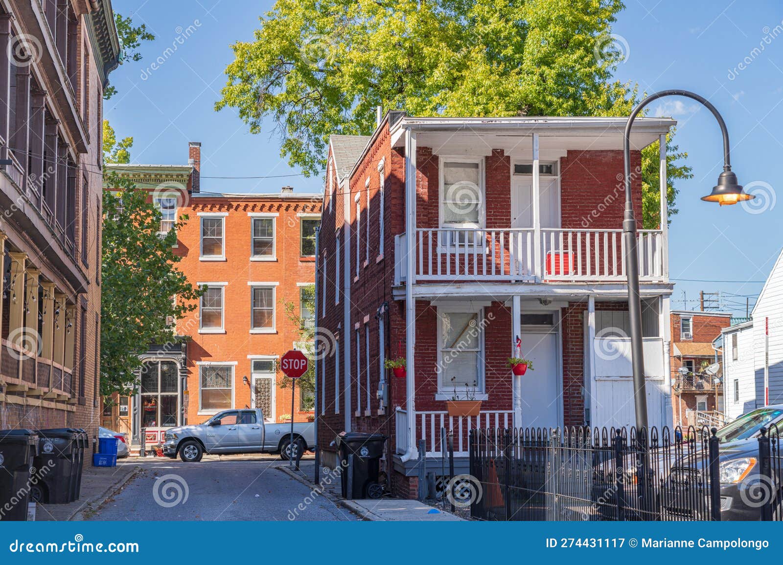 Harrisburg, PA September 26, 2021 a Charming Alley with a View of