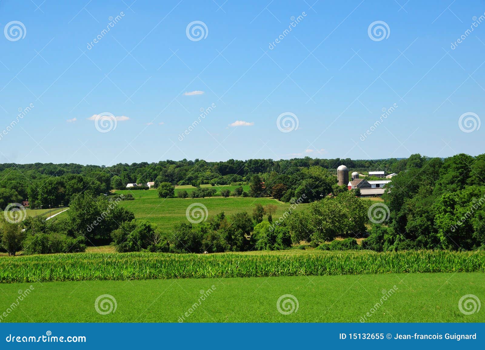 Pennsylvania farmland stock image. Image of farming, landscape 15132655