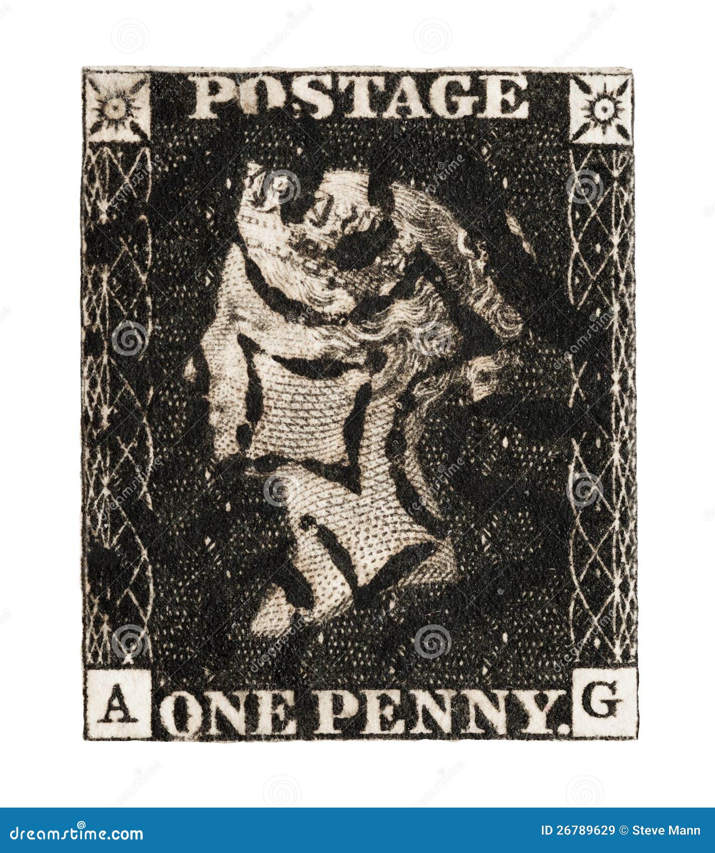 Penny Black Editorial Stock Image Image Of Antique Stamp 26789629
