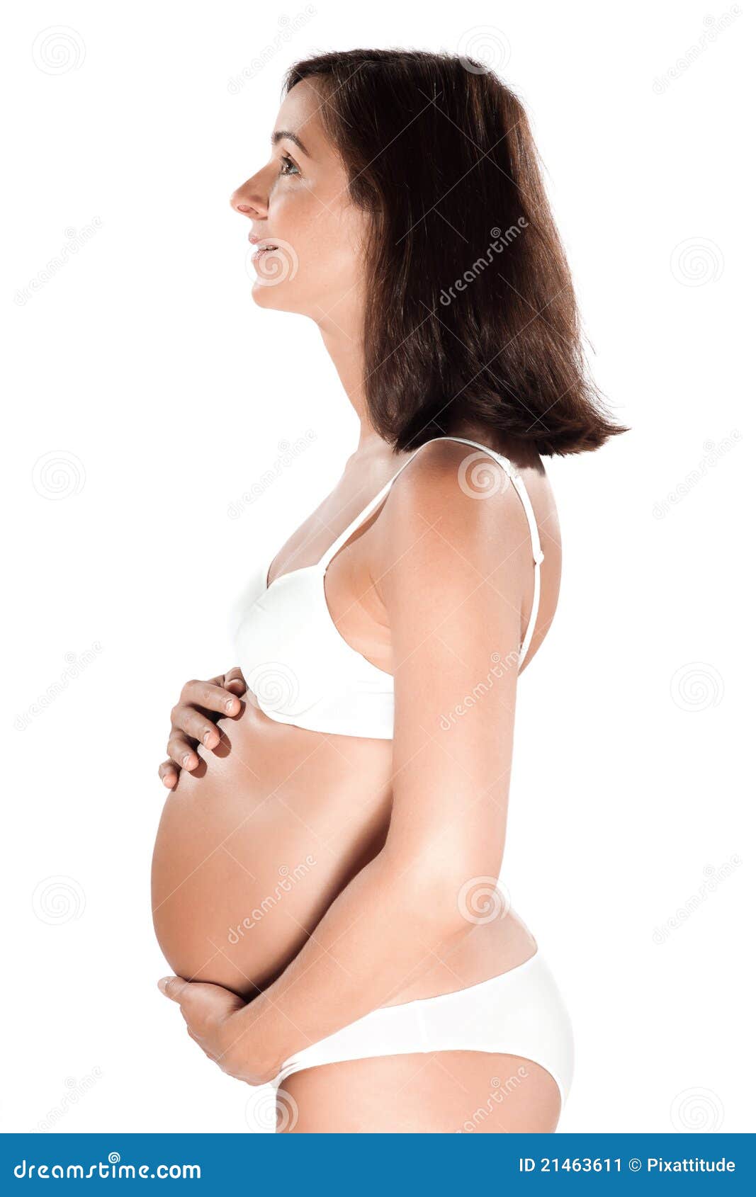 Pensamiento Del Perfil Del Vientre De La Mujer Embarazada Pensativo Imagen  de archivo - Imagen de positividad, persona: 21463611