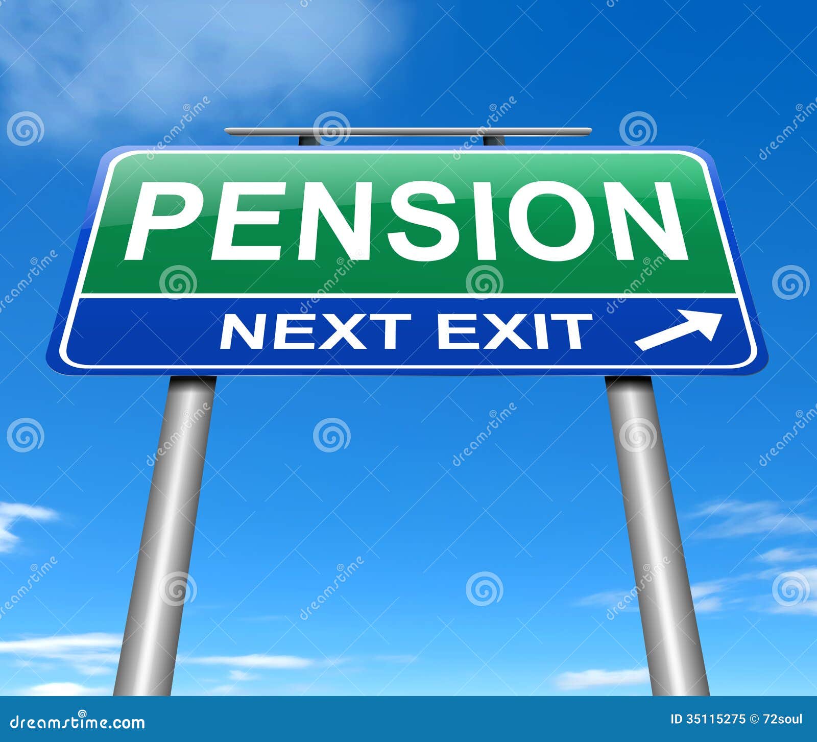 Pension Concept. Royalty Free Stock Photo Image 35115275