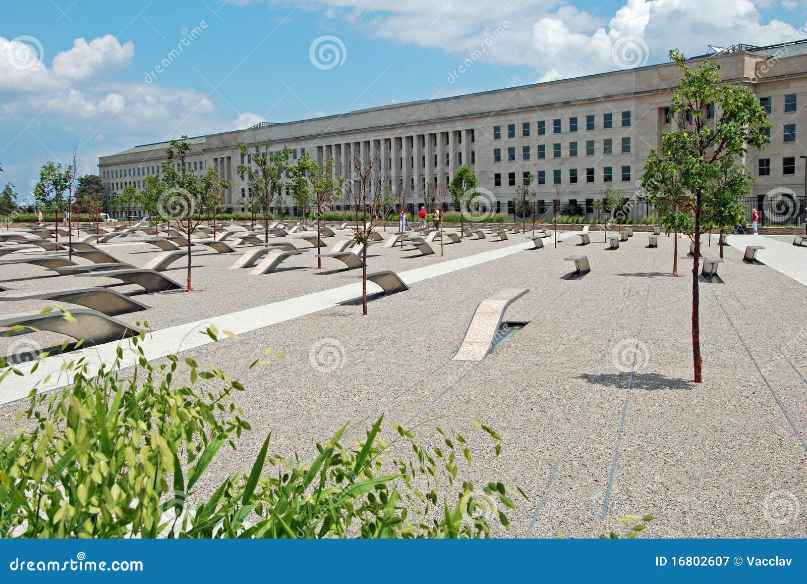 Pentagon Memorial in Washington DC Editorial Photography Image of