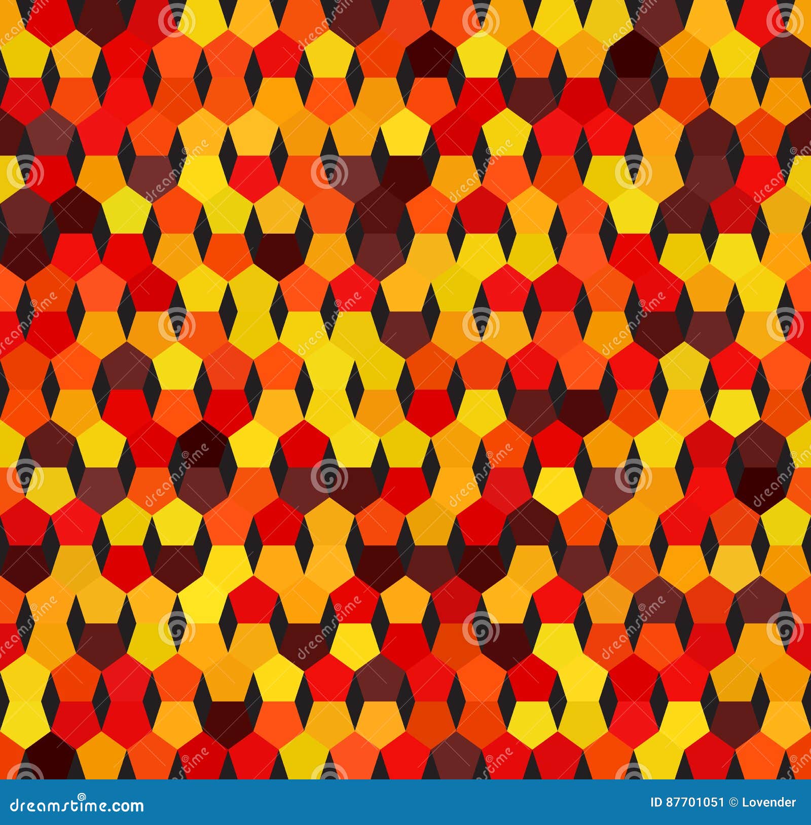 Pentagon Pattern. Seamless Vector Background Stock Vector ...