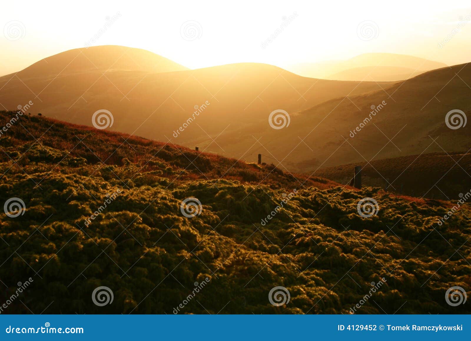 Pentland Hills stock photo. Image of cold, mountain, hills 4129452
