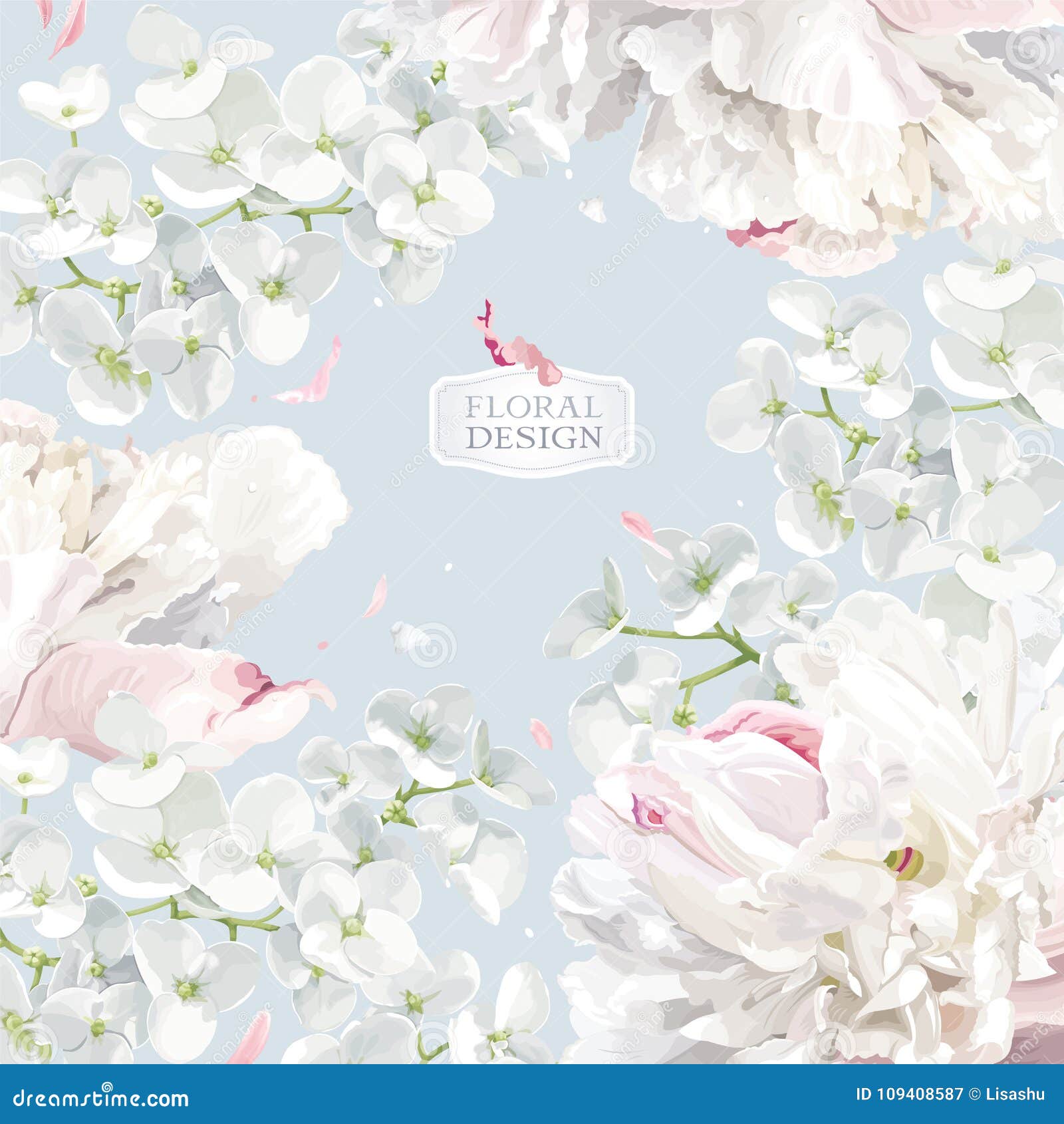 Peonies And Apple Blossom Floral Vector Background Stock Vector Illustration Of Luxury Luxurious Peonies And Apple Blossom Floral Vector Background Stock Vector Illustration Of Luxury Luxurious