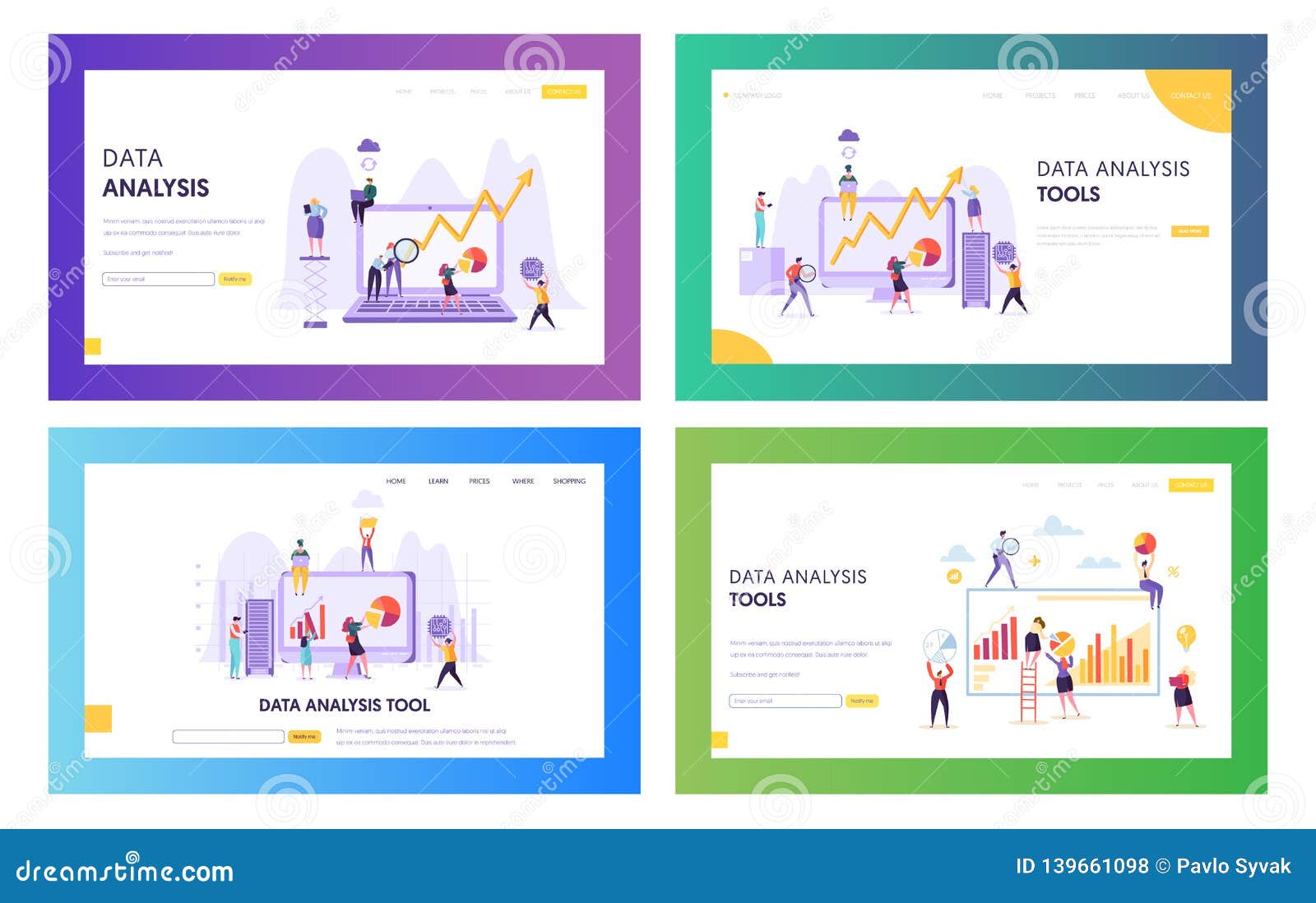 people analysing statistic graphic landing page. business analytic information tool set. data visualisation concept